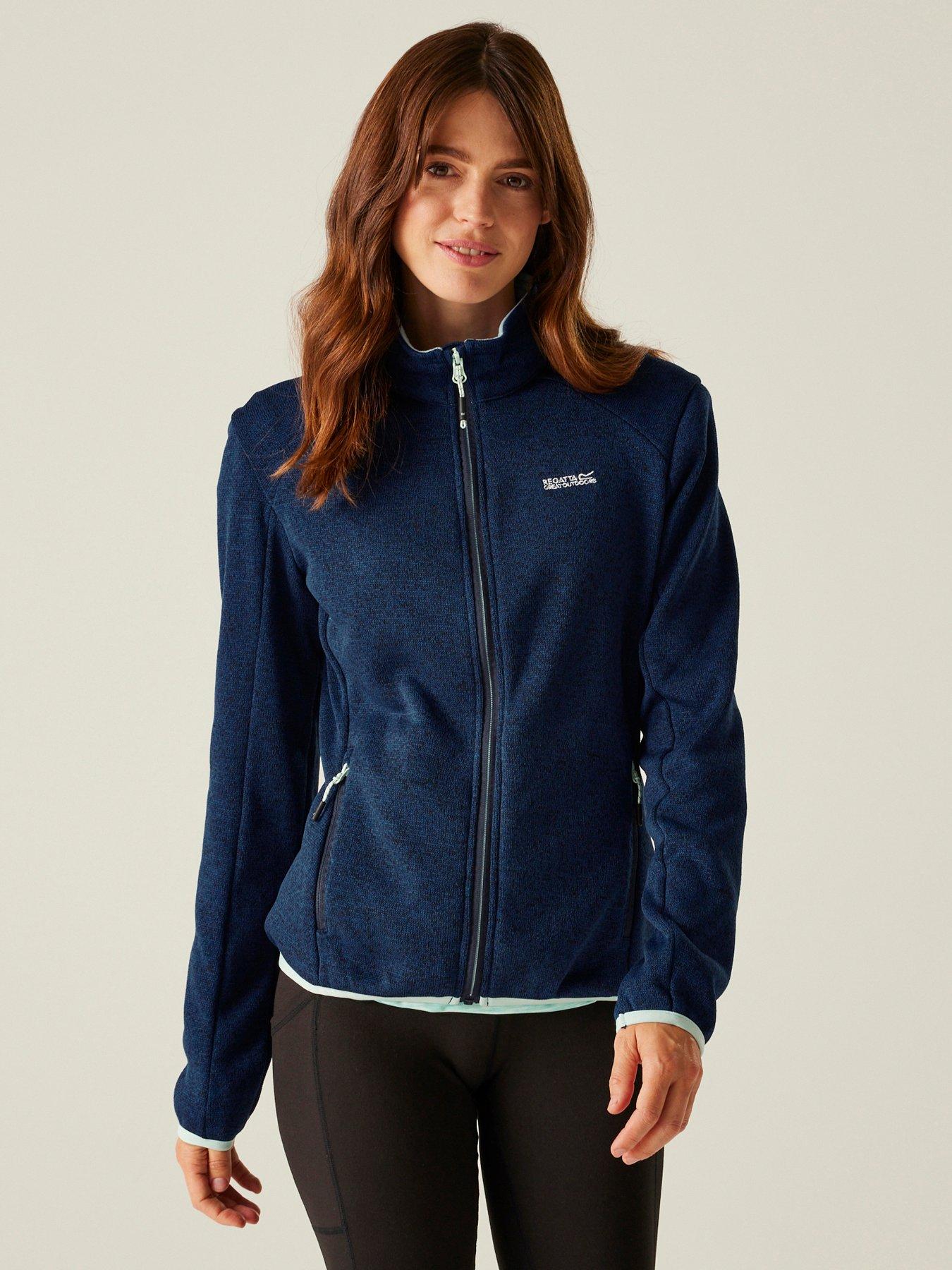 undefined Womens Womens Newhill II Full Zip Fleece- Navy