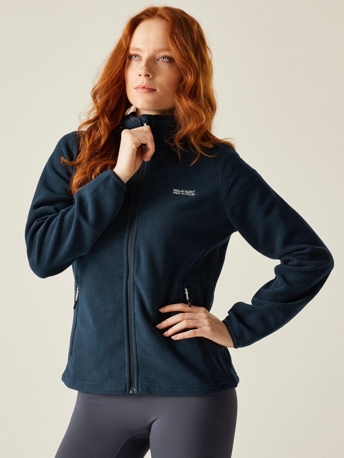 Regatta Womens Floreoiv Full Zip Fleece - Navy