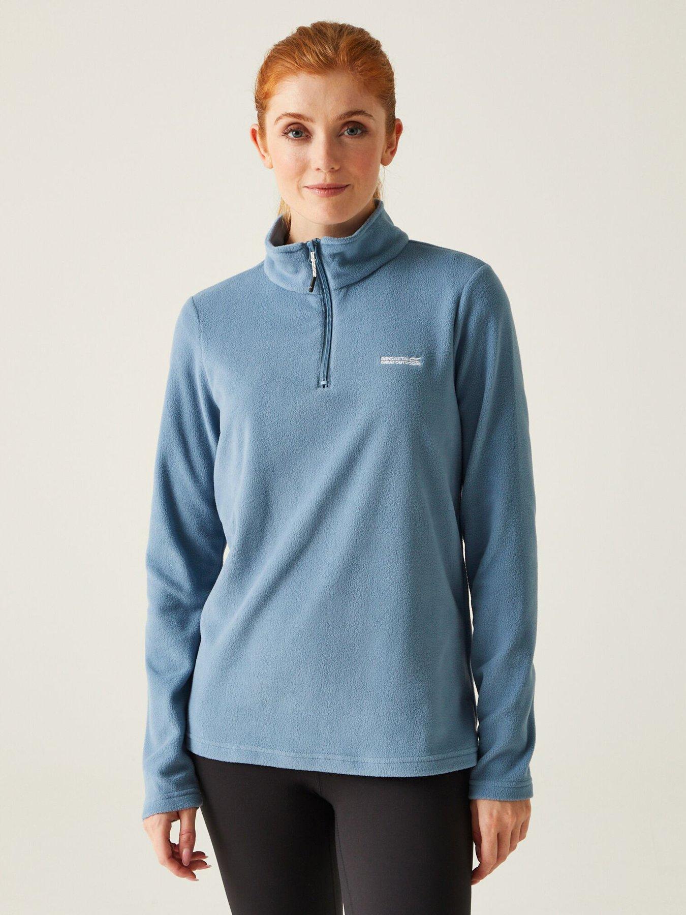 regatta-womens-sweethart-half-zip-fleece-blue