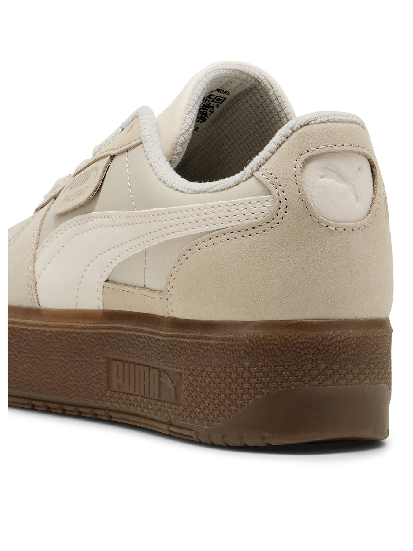  image of puma-womens-palermo-elevata-prm-trainers-beige