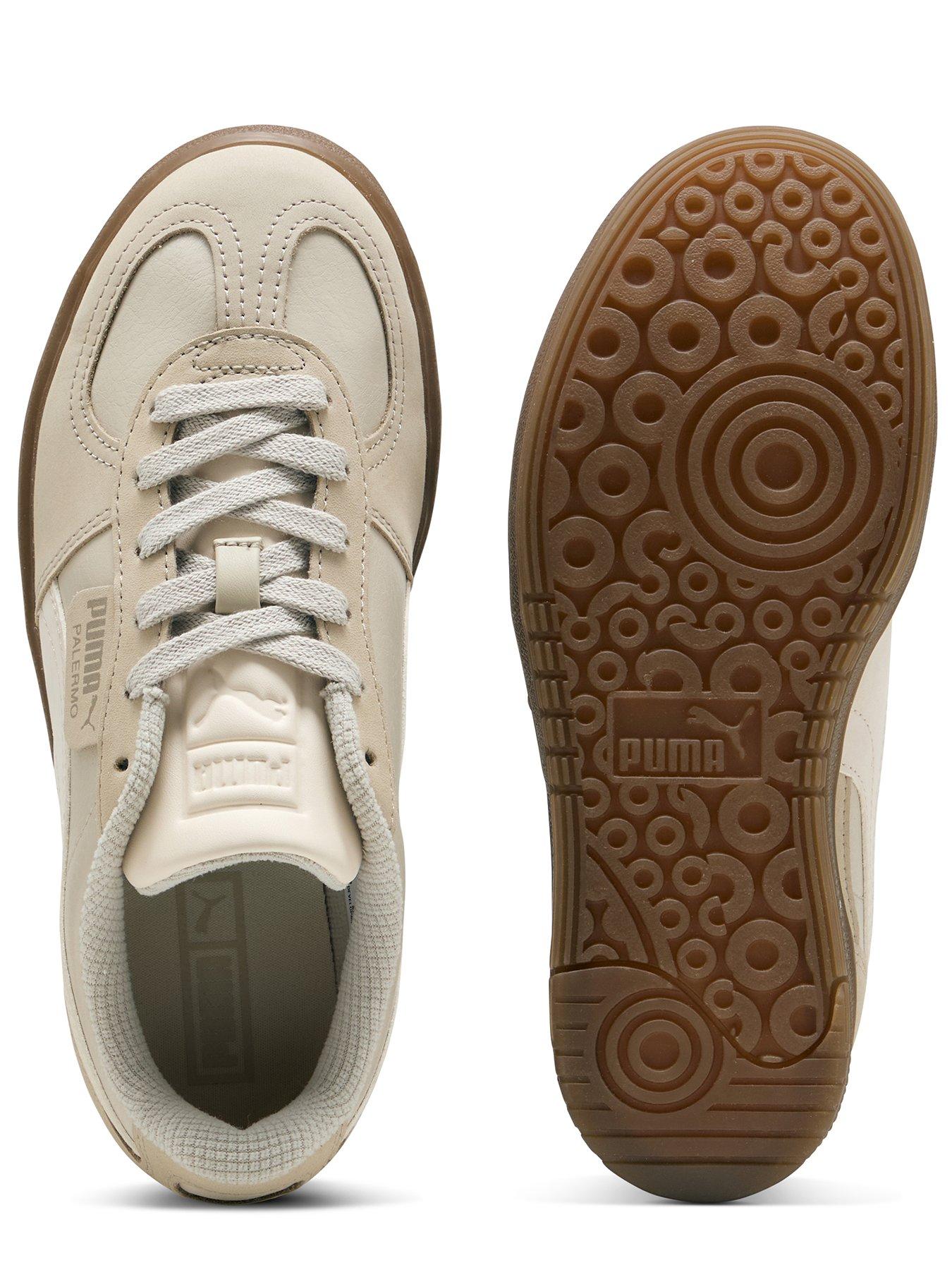  image of puma-womens-palermo-elevata-prm-trainers-beige