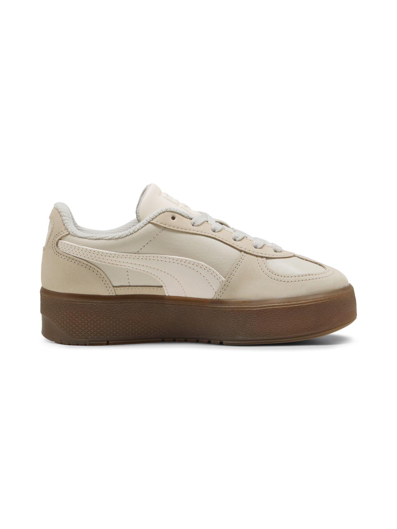  image of puma-womens-palermo-elevata-prm-trainers-beige