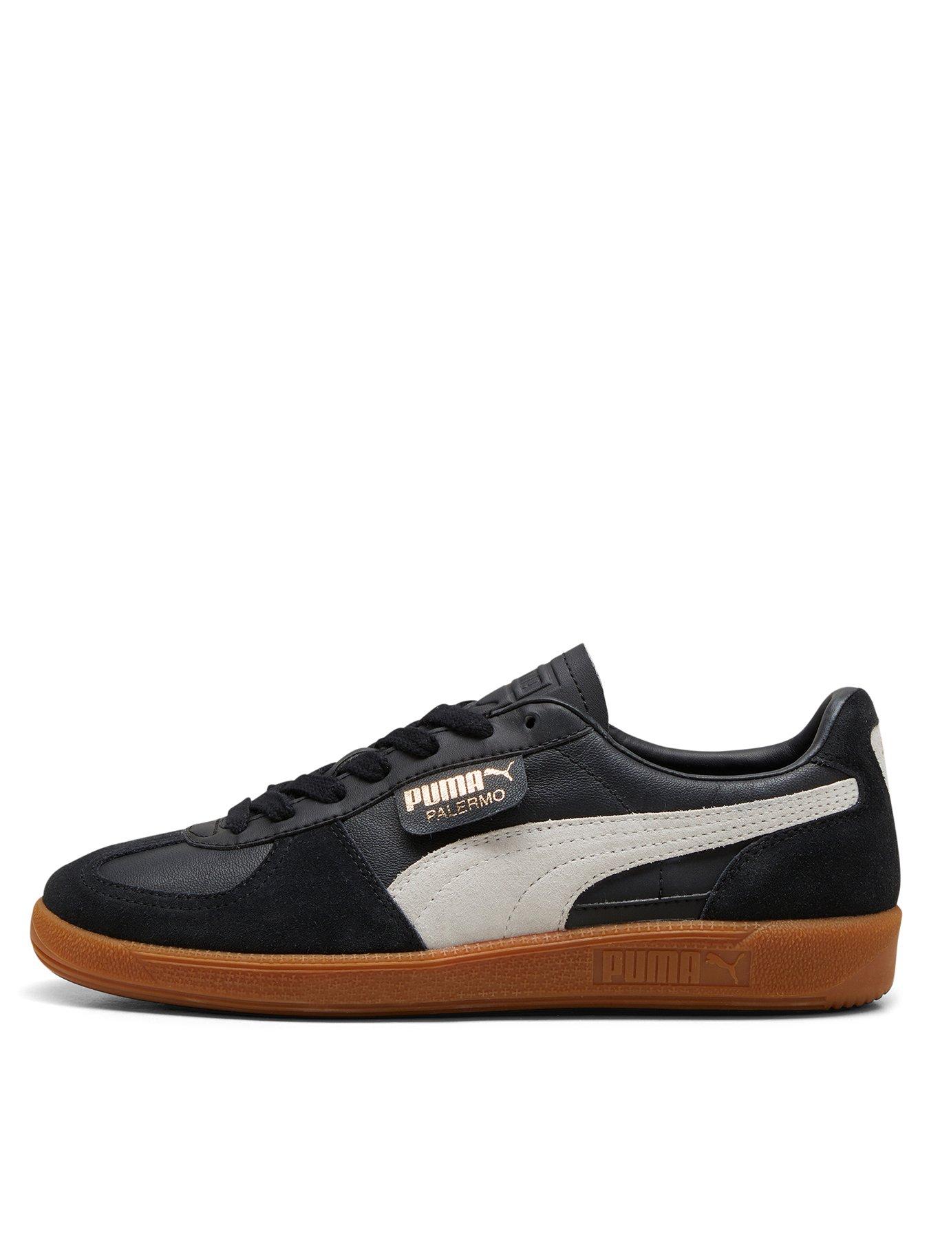 undefined Unisex Palermo Leather Trainers - Black