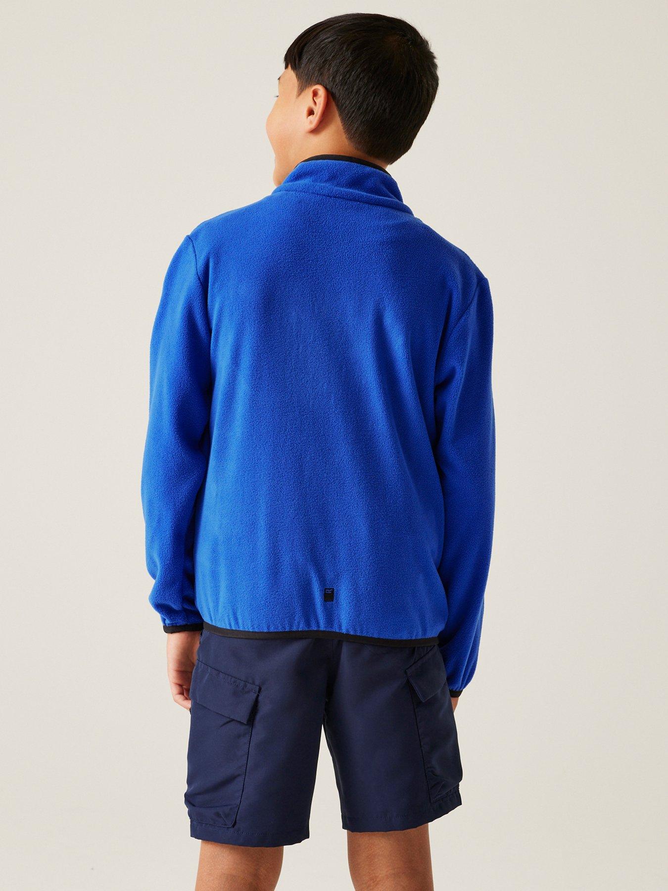  image of regatta-frankie-kids-full-zip-fleece-blue