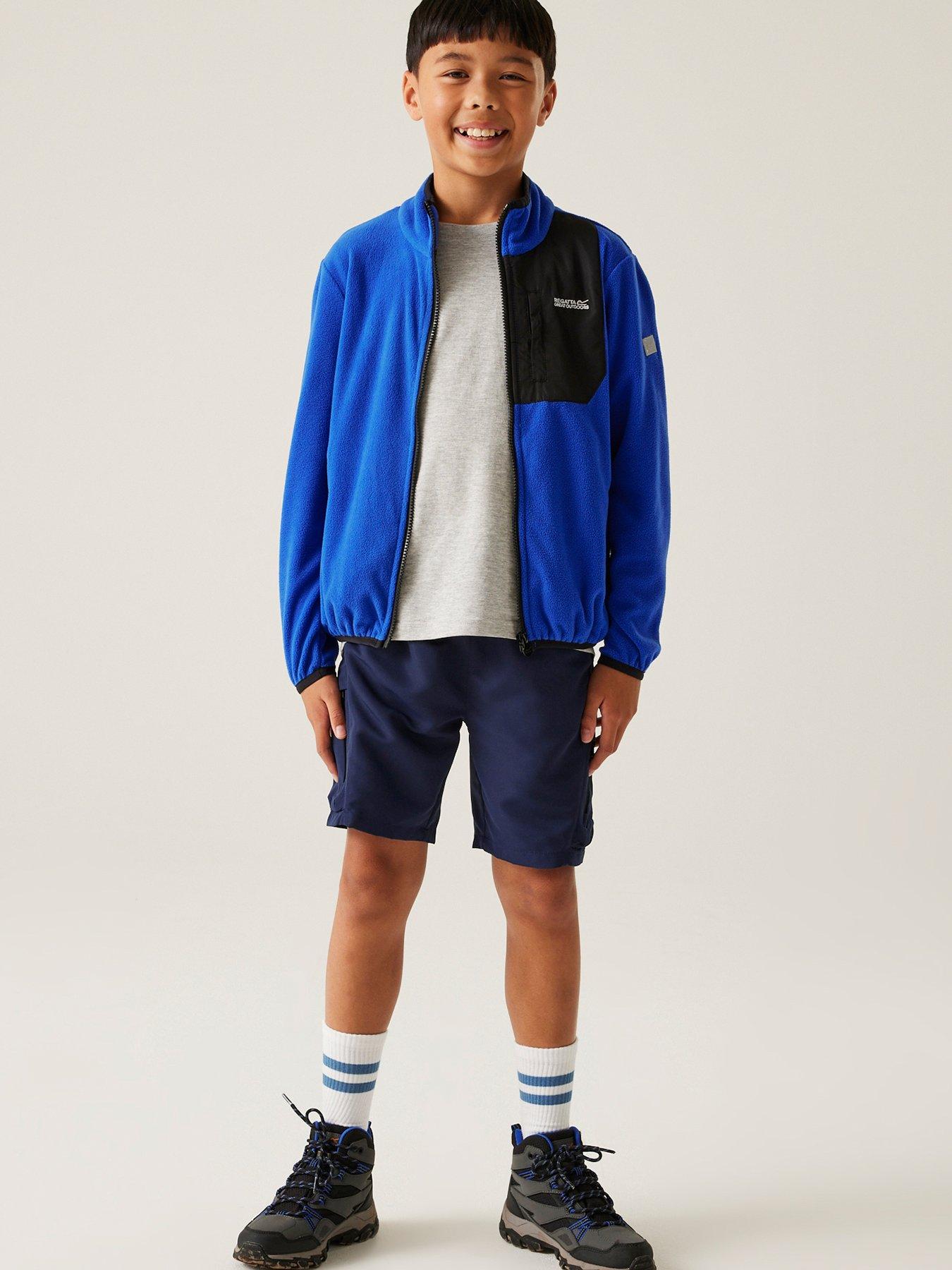  image of regatta-frankie-kids-full-zip-fleece-blue