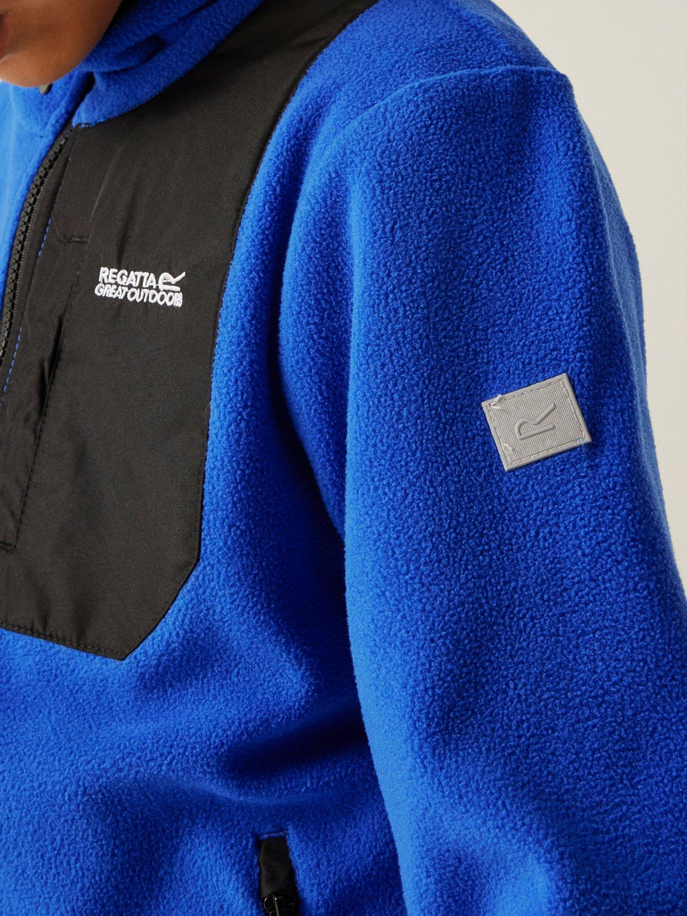  image of regatta-frankie-kids-full-zip-fleece-blue