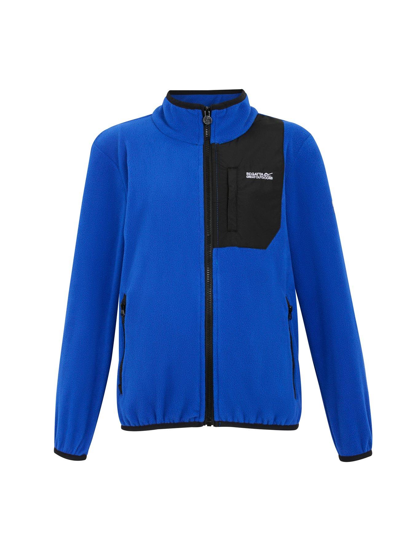  image of regatta-frankie-kids-full-zip-fleece-blue