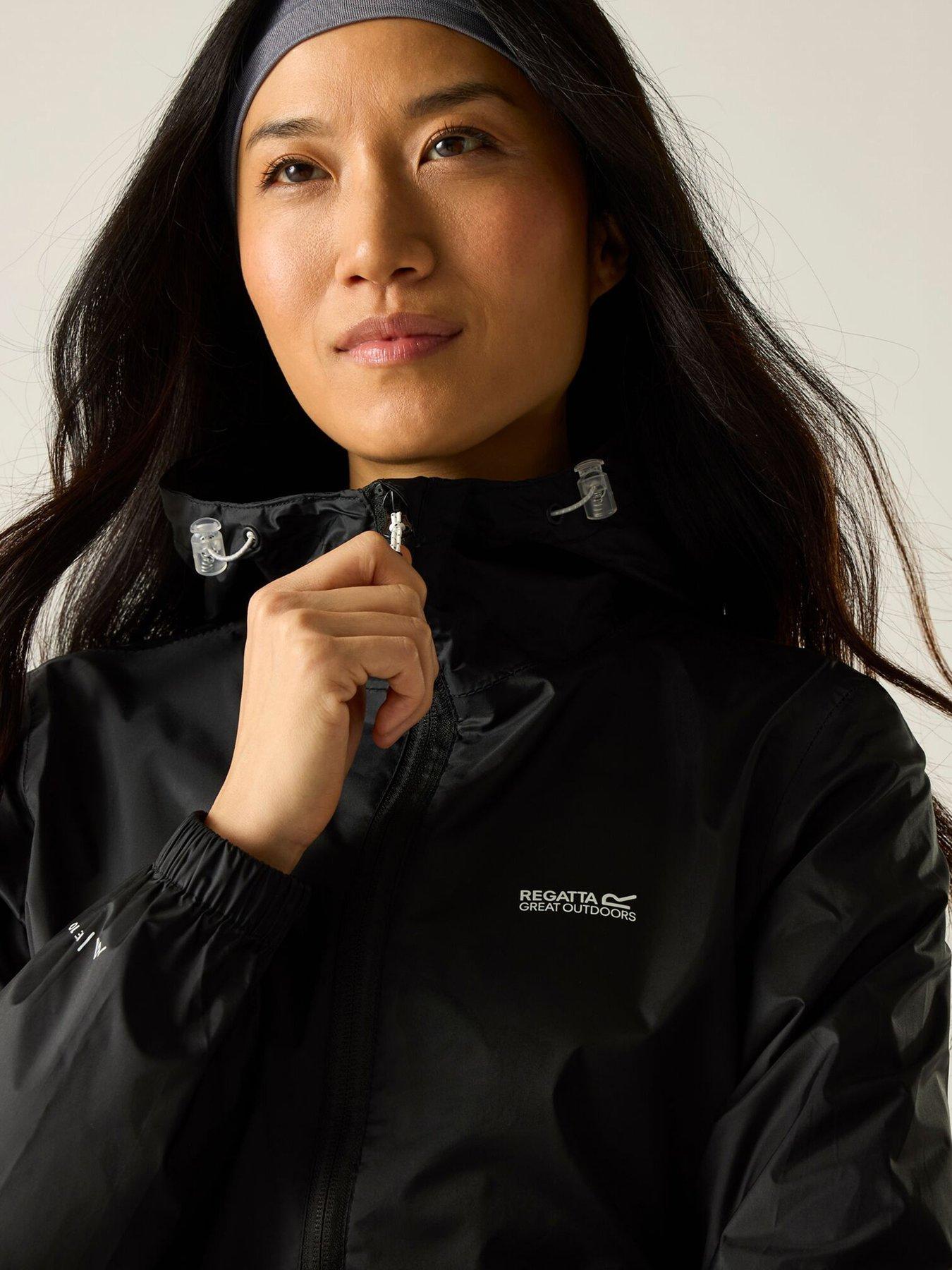  image of regatta-womens-pack-it-iii-waterproof-pack-away-shell-jacket-black