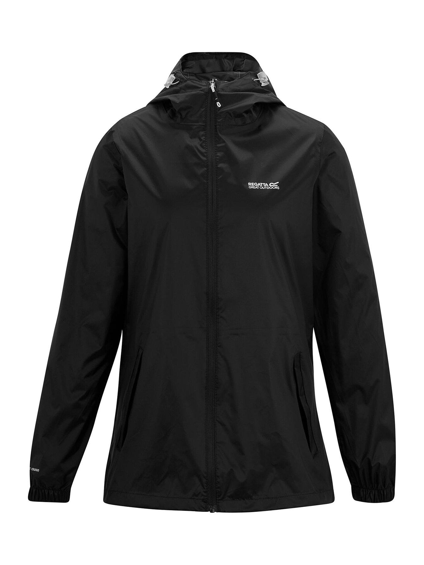  image of regatta-womens-pack-it-iii-waterproof-pack-away-shell-jacket-black