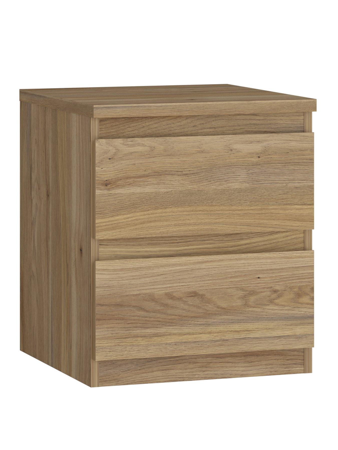 Image 3 of 7 of The Very Collection Lisson 2 Drawer Bedside - New Oak - FSC&reg; Certified