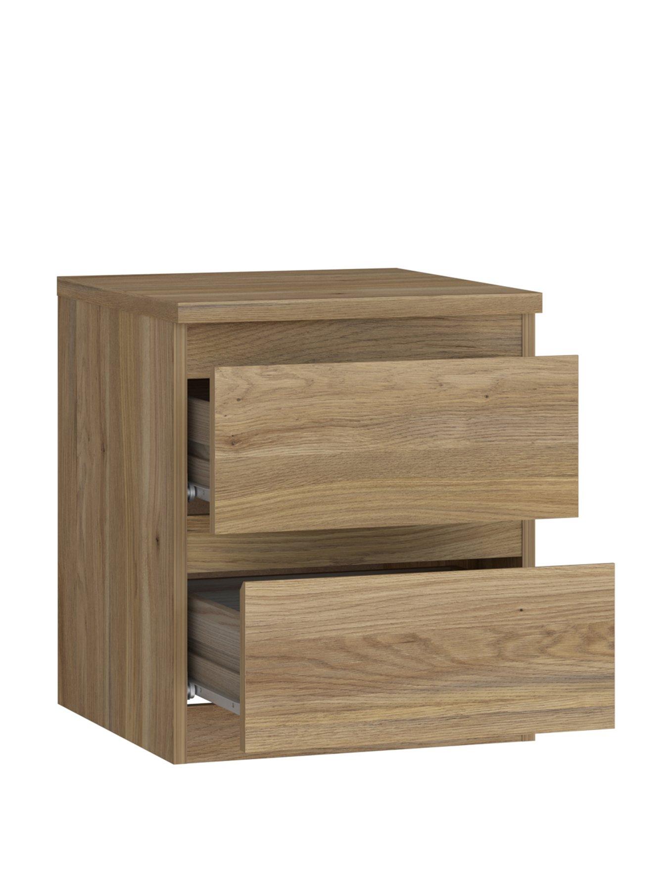 Image 5 of 7 of The Very Collection Lisson 2 Drawer Bedside - New Oak - FSC&reg; Certified