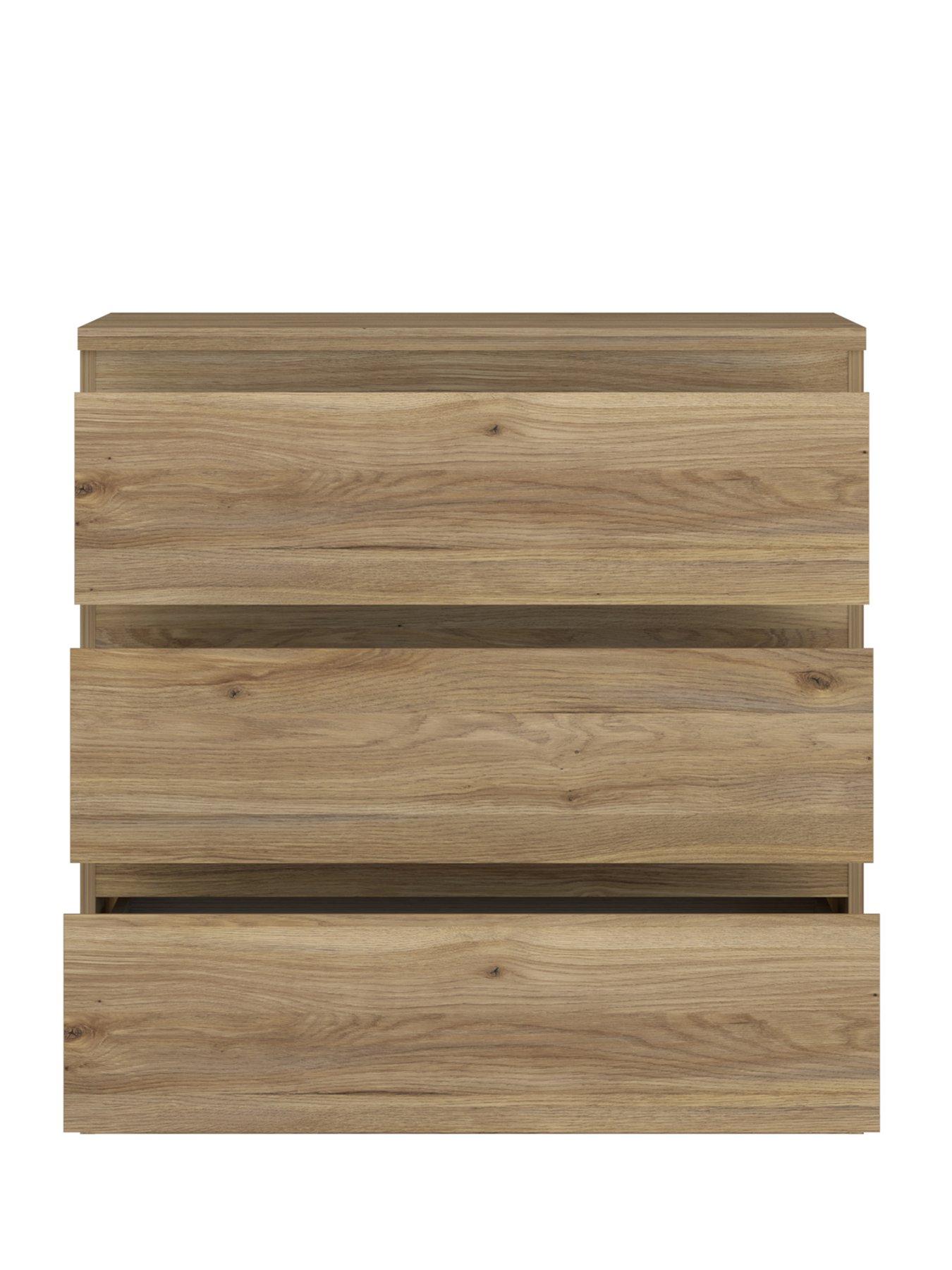  image of very-home-lisson-chest-of-3-drawers-new-oaknbsp--fscreg-certified