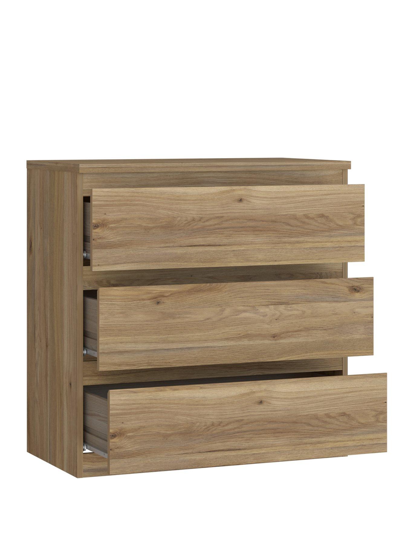  image of very-home-lisson-chest-of-3-drawers-new-oaknbsp--fscreg-certified