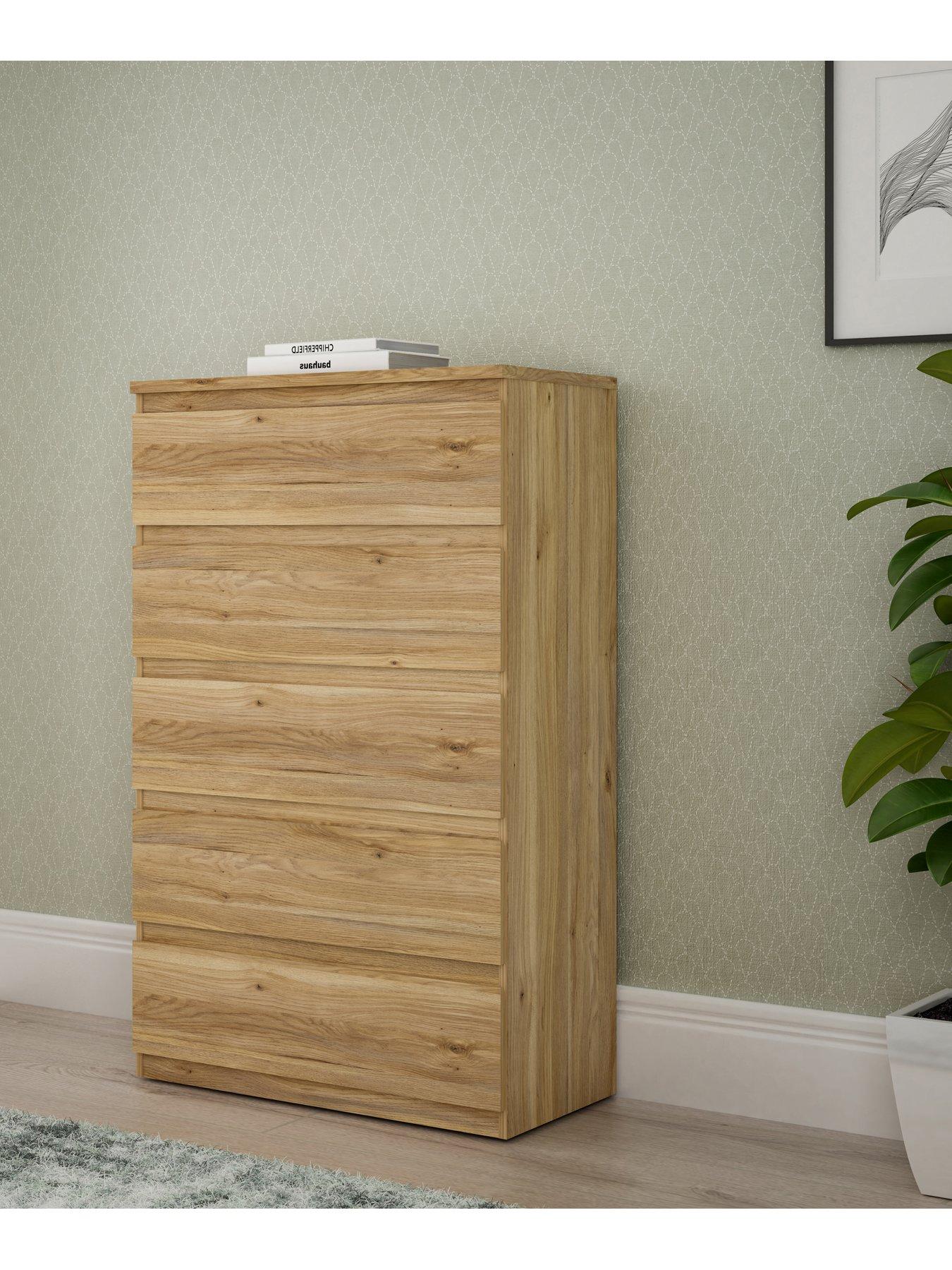 The Very Collection Lisson 5 Drawer Chest - New Oak - FSC® Certified