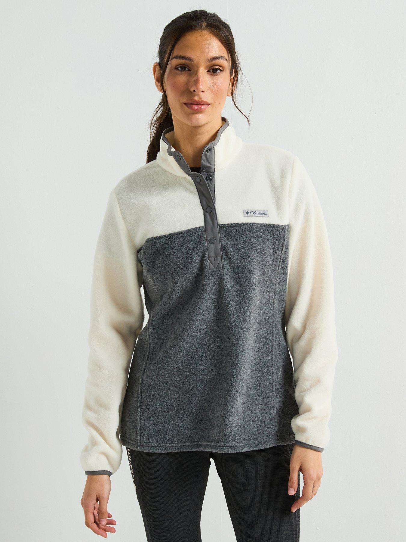 Image 1 of 6 of Columbia Women's Benton Springs 1/2 Snap Pull Over 2 Fleece - Grey