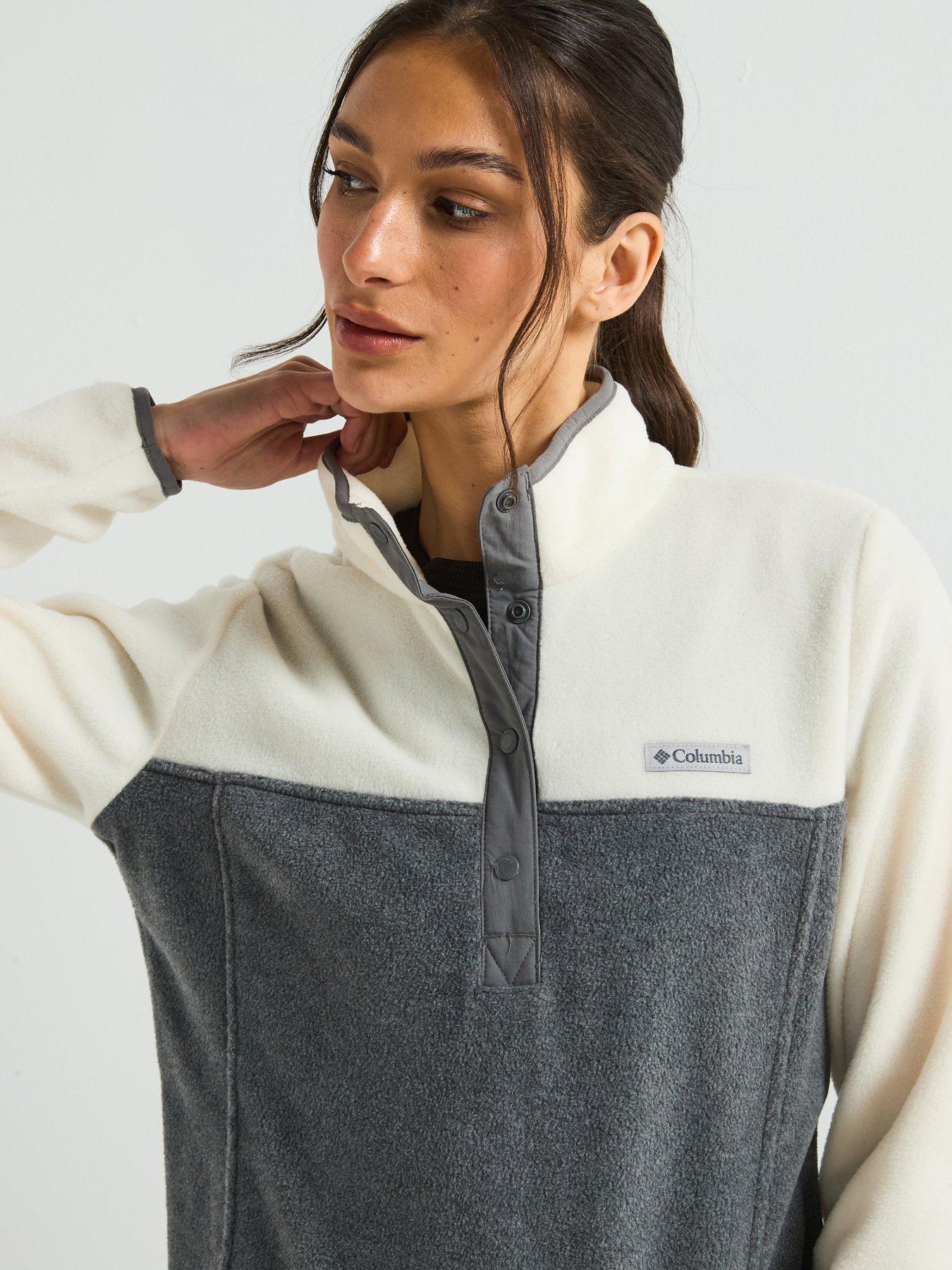 Image 4 of 6 of Columbia Women's Benton Springs 1/2 Snap Pull Over 2 Fleece - Grey