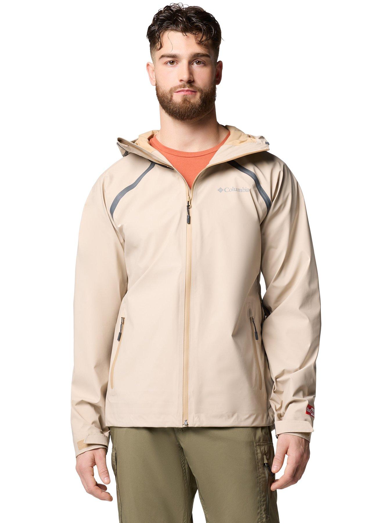  image of columbia-mens-reign-no-shine-jacket-brown
