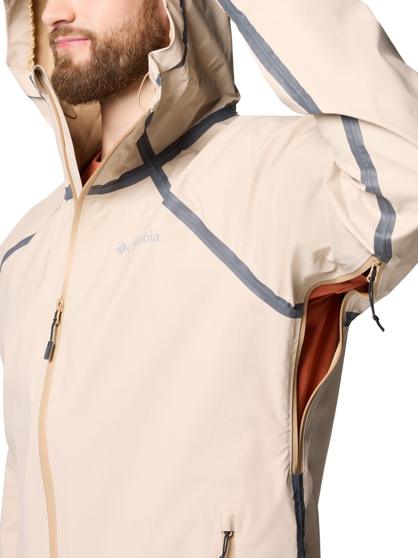  image of columbia-mens-reign-no-shine-jacket-brown