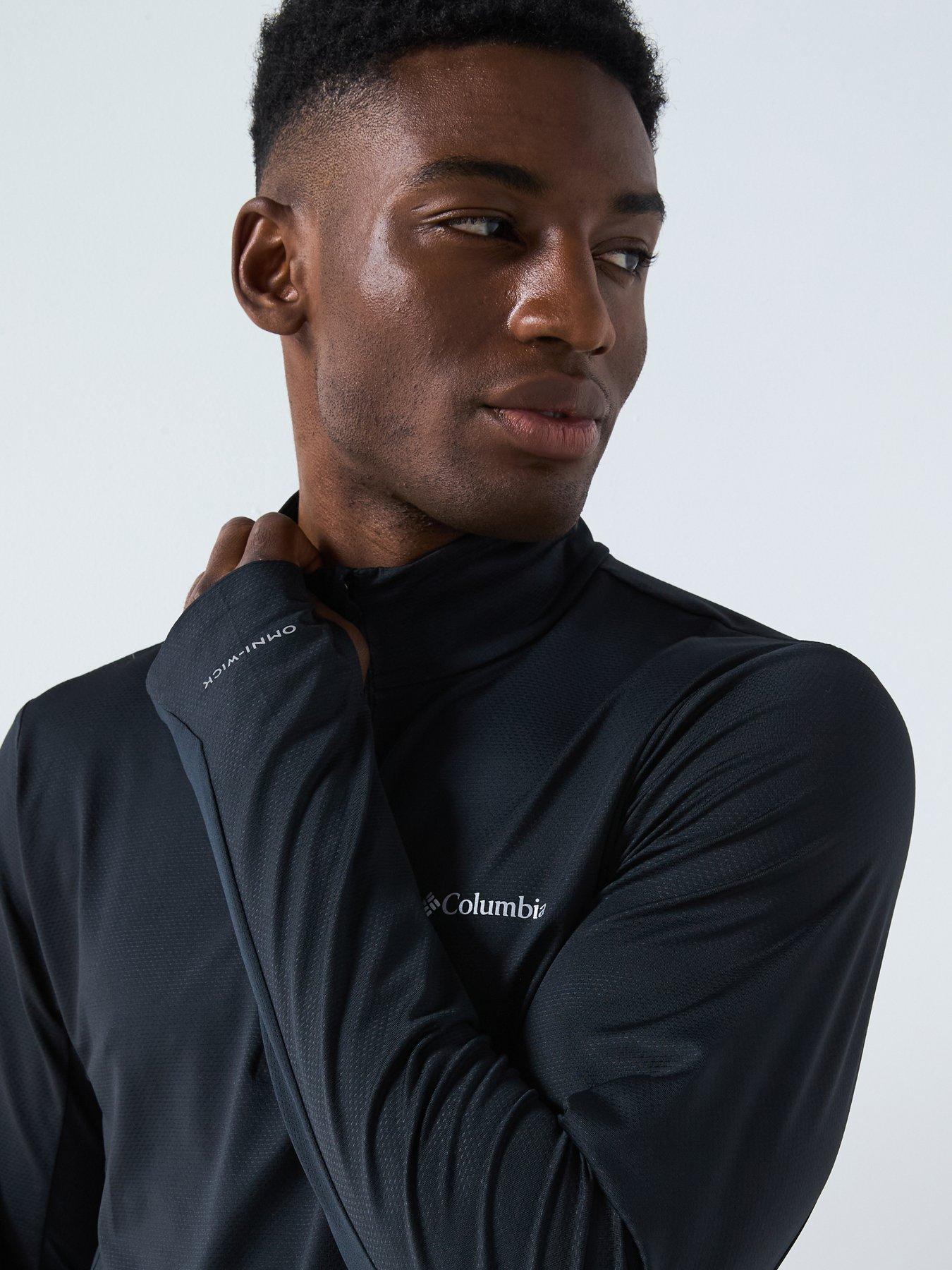 Image 4 of 4 of Columbia Men's Three Pitch Technical Half Zip Top - Black