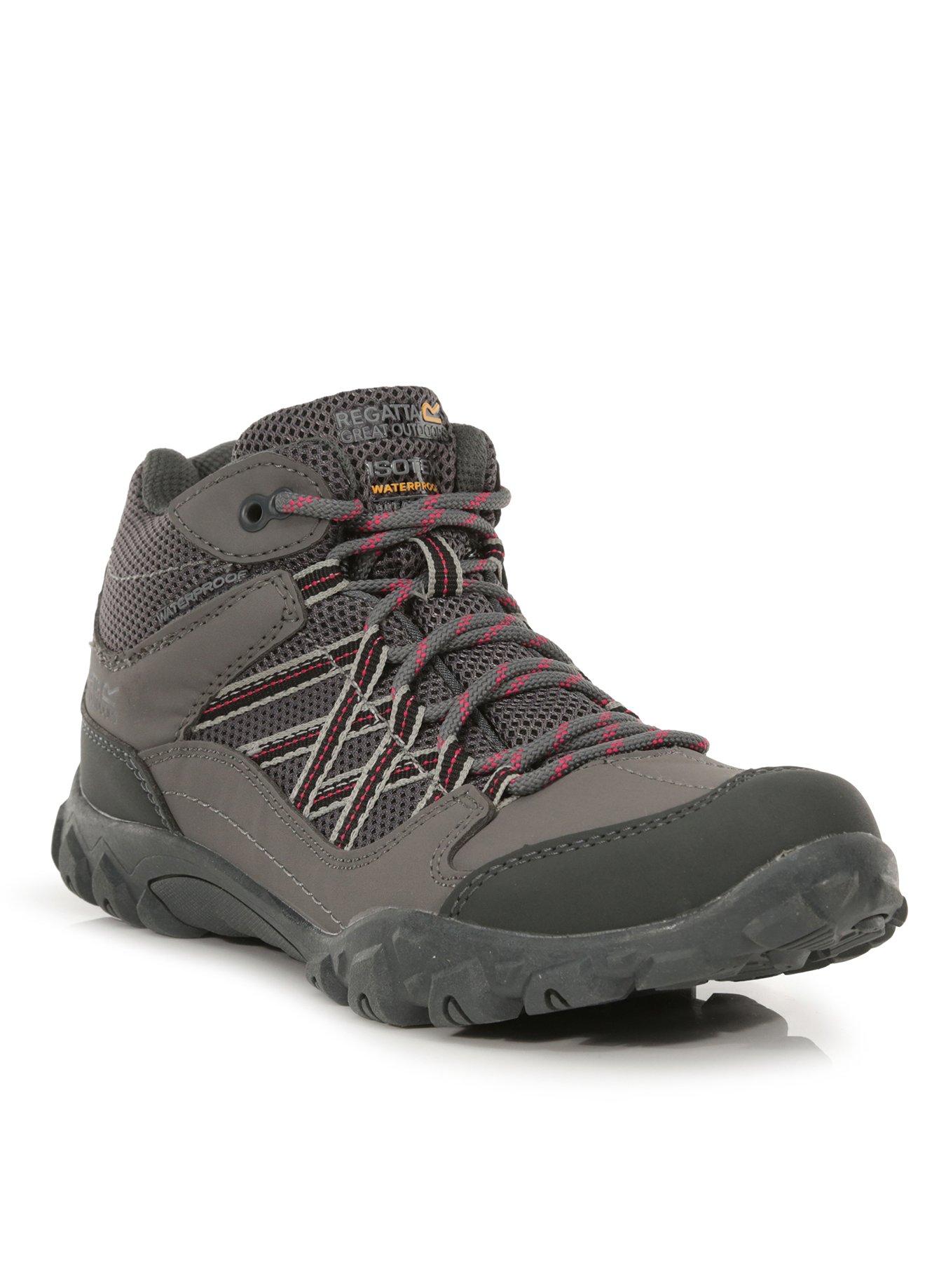  image of regatta-womens-lady-edgepoint-waterproof-walking-boot--grey