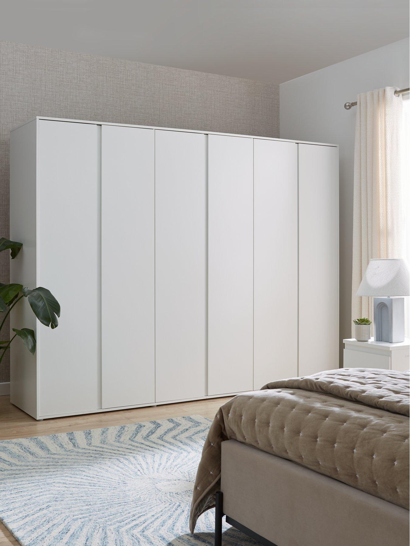 The Very Collection Lisson 6 Door Wardrobe - White - FSC® Certified