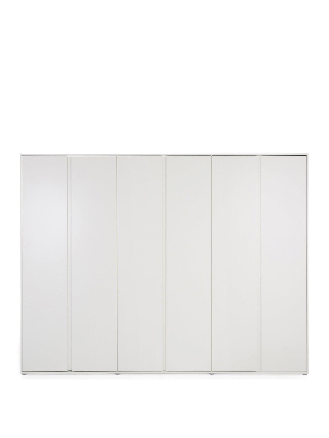 Image 2 of 6 of The Very Collection Lisson 6 Door Wardrobe - White&nbsp;-&nbsp;FSC&reg; Certified