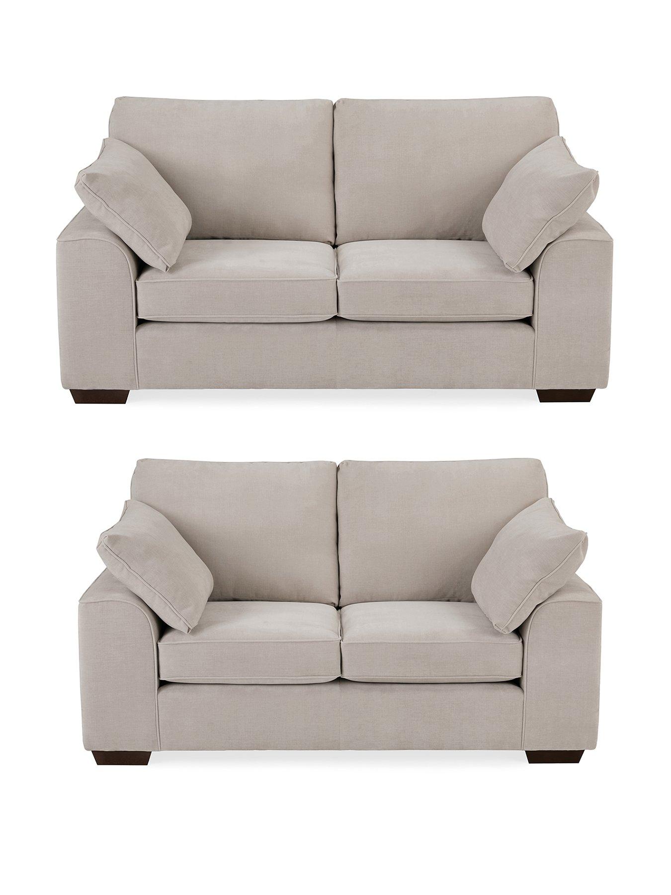 Image 2 of 7 of Very Home Ascot 3 + 2 Seater Fabric Sofa Set (Buy &amp; SAVE!)&nbsp;- Made to order in the UK
