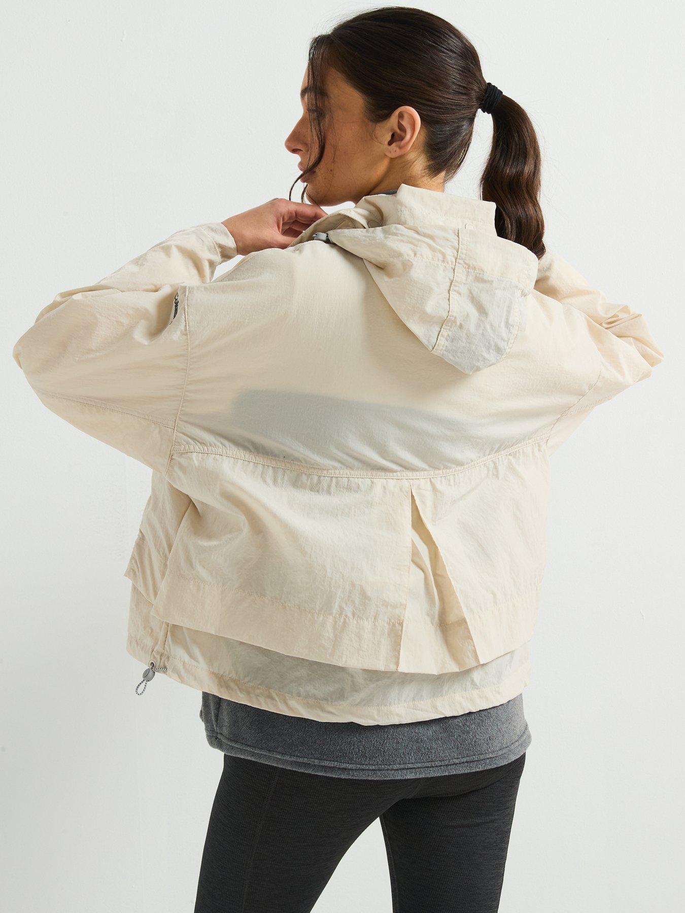 stillFront image of columbia-womens-paracutie-2-windbreaker-beige