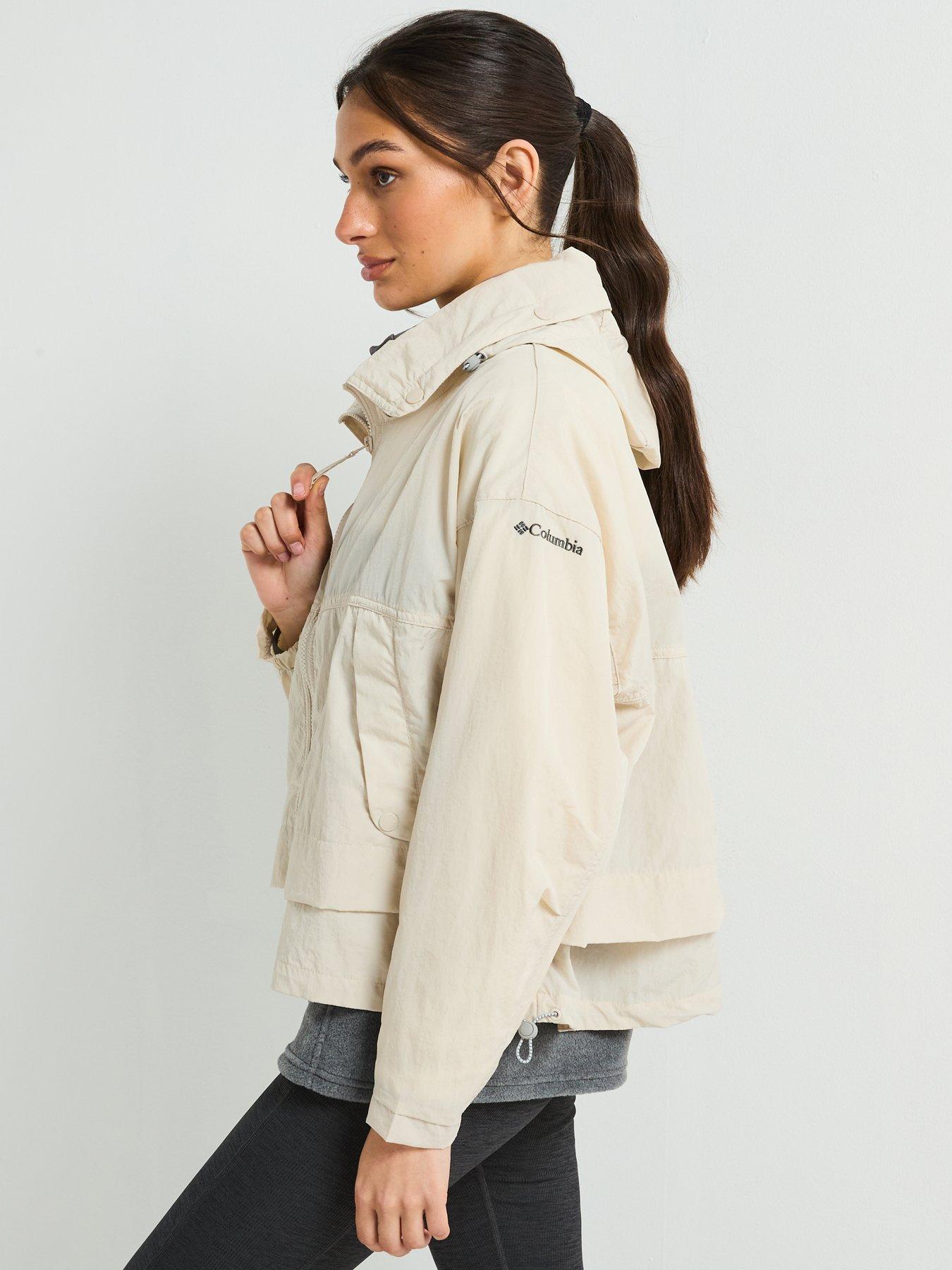  image of columbia-womens-paracutie-2-windbreaker-beige