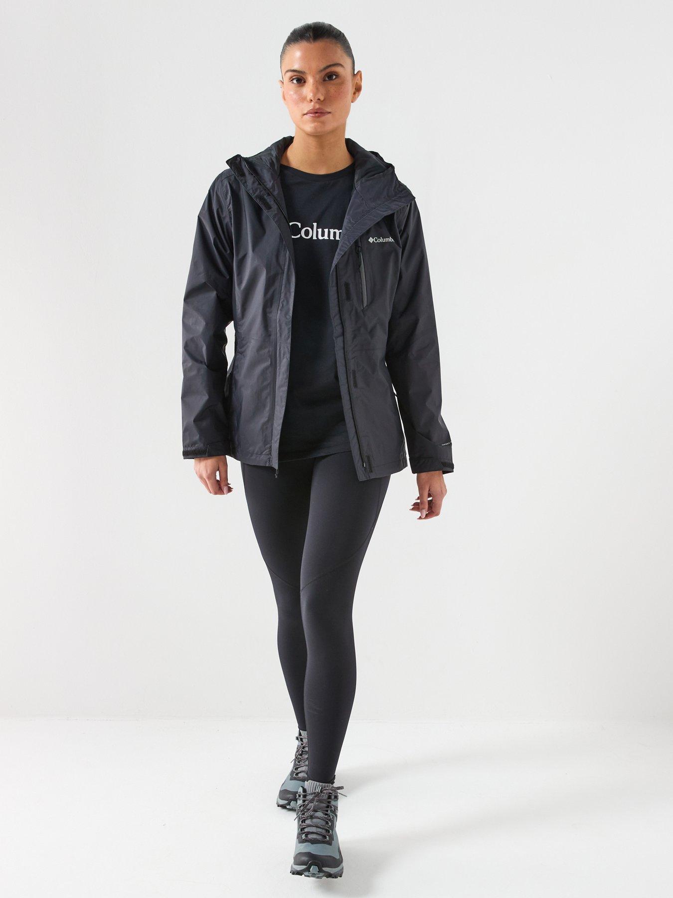 Image 3 of 6 of Columbia Women's Pouring Adventure 3 Waterproof Jacket - Black