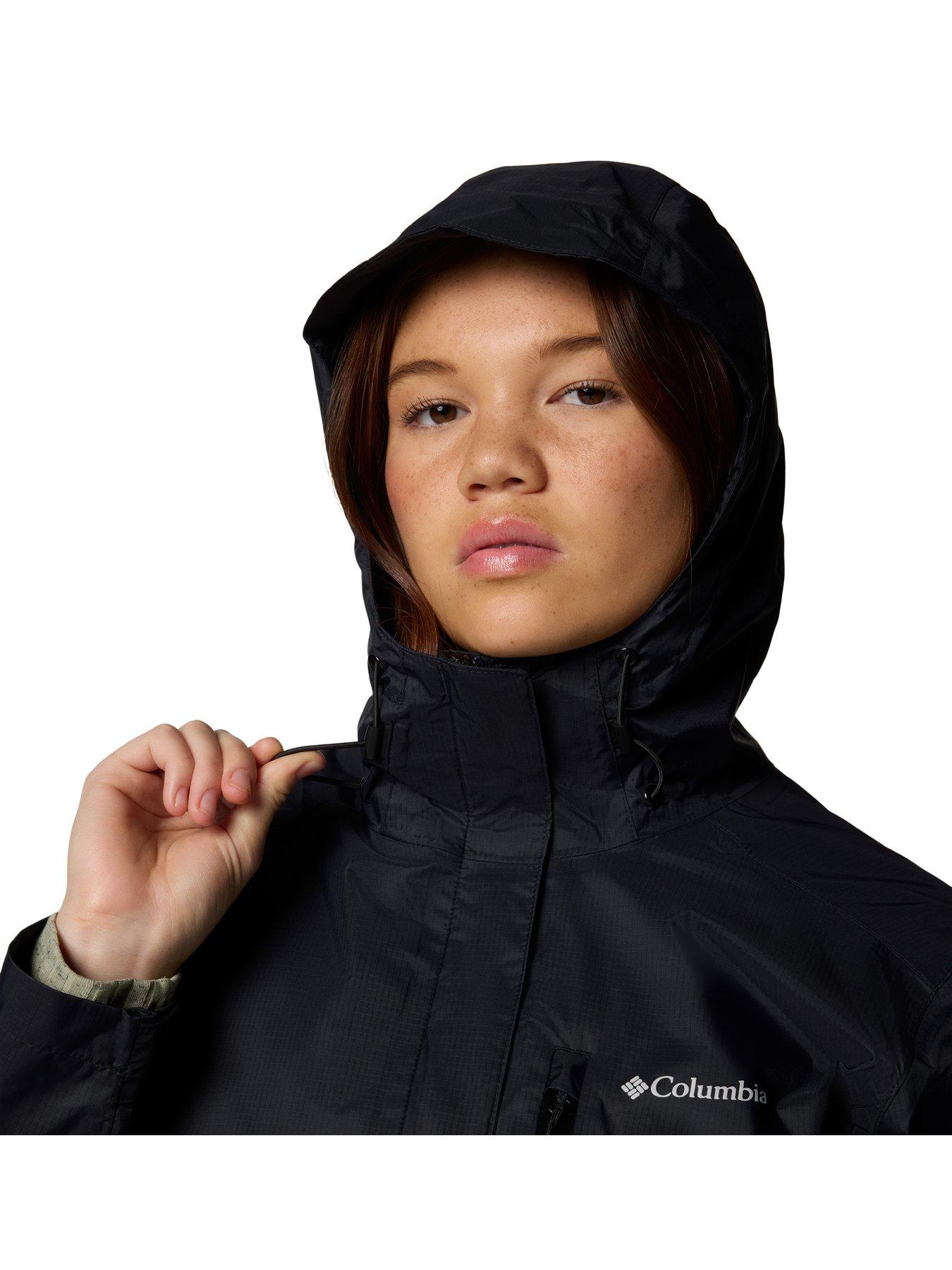  image of columbia-womens-pouring-adventure-3-jacket-black