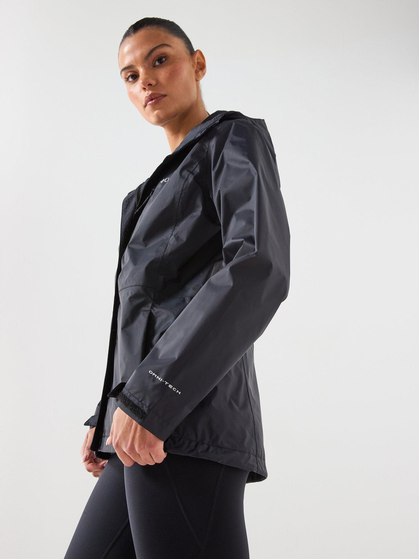 Image 5 of 6 of Columbia Women's Pouring Adventure 3 Waterproof Jacket - Black