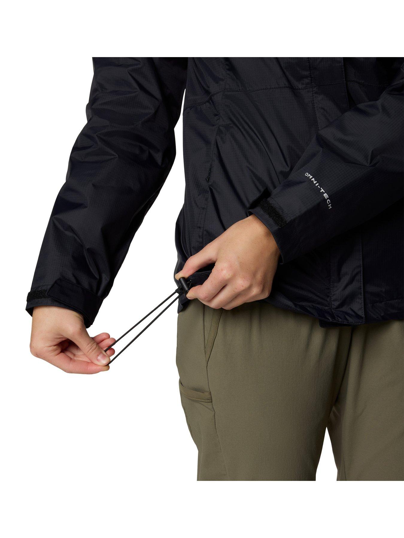  image of columbia-womens-pouring-adventure-3-jacket-black