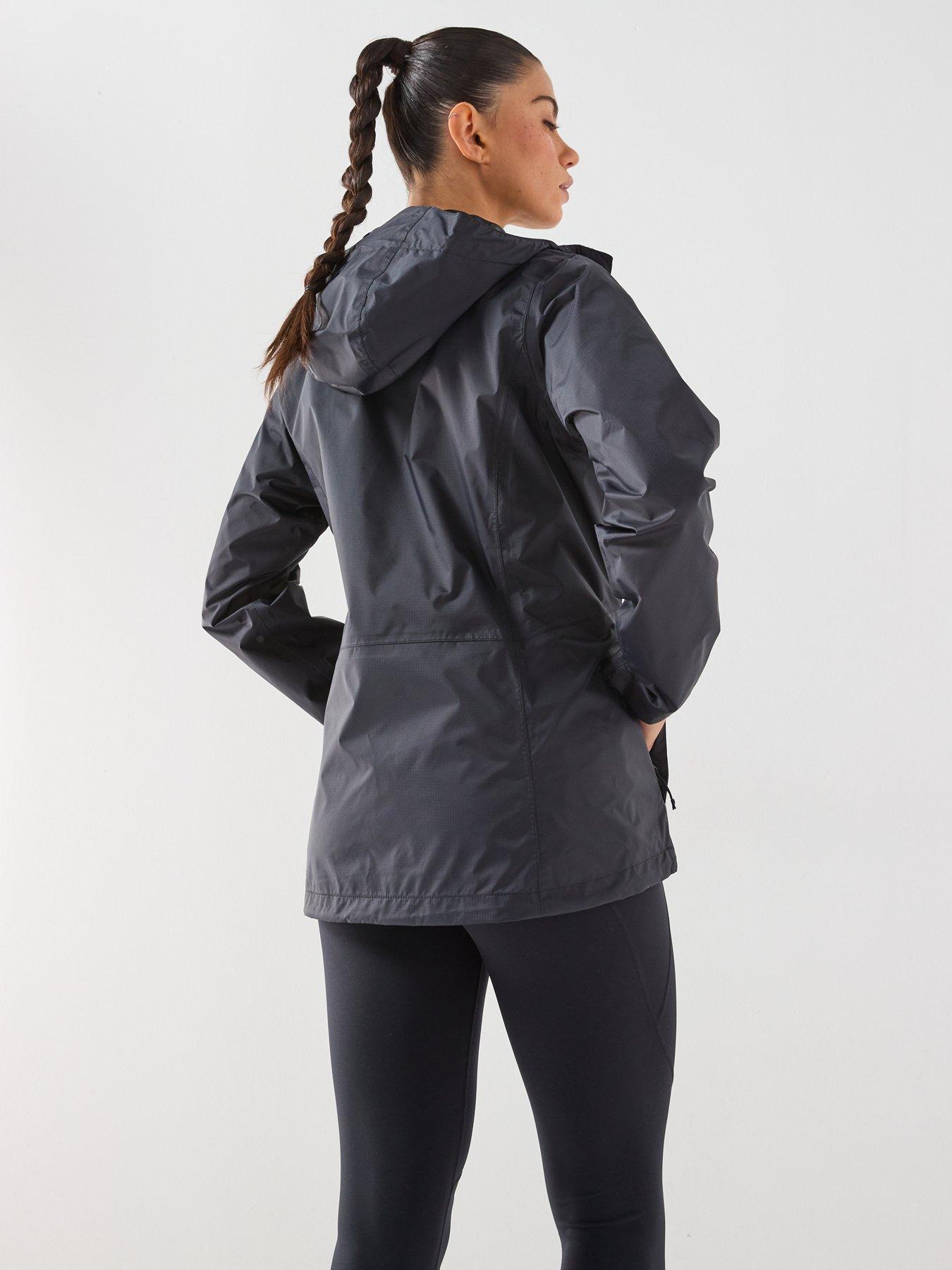 Image 6 of 6 of Columbia Women's Pouring Adventure 3 Waterproof Jacket - Black