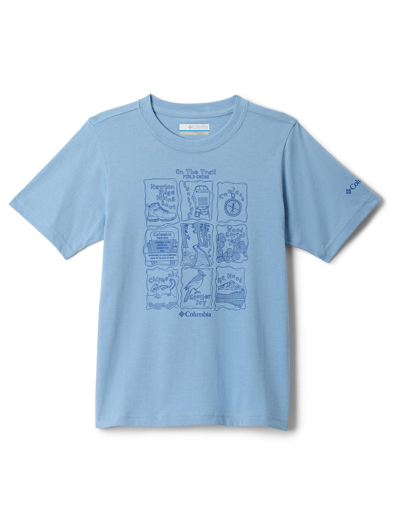 Columbia Boys Valley Creek Short Sleeve Graphic T-Shirt - Blue