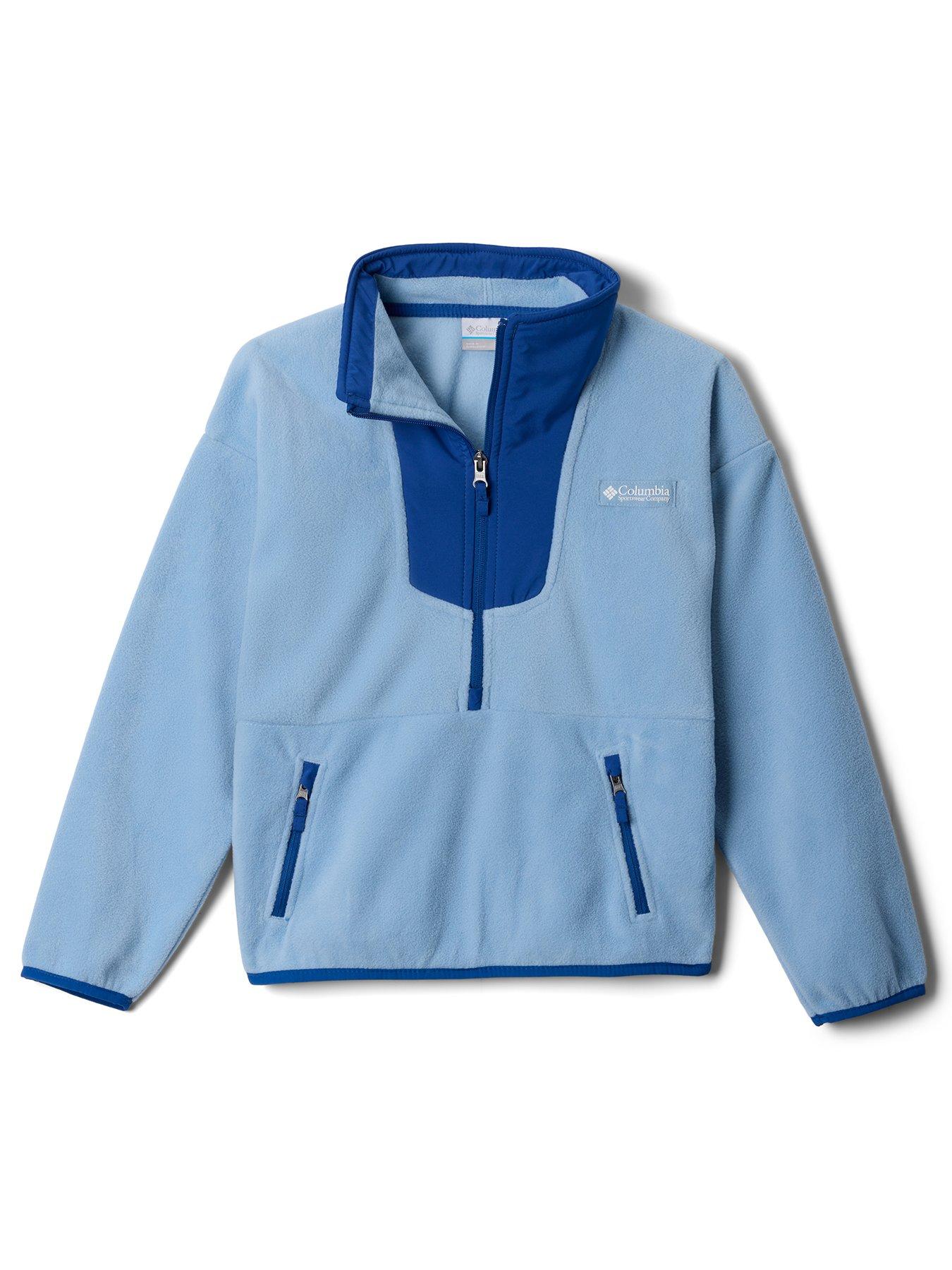 columbia-kids-unisex-sequoia-grove-half-zip-fleece-blue