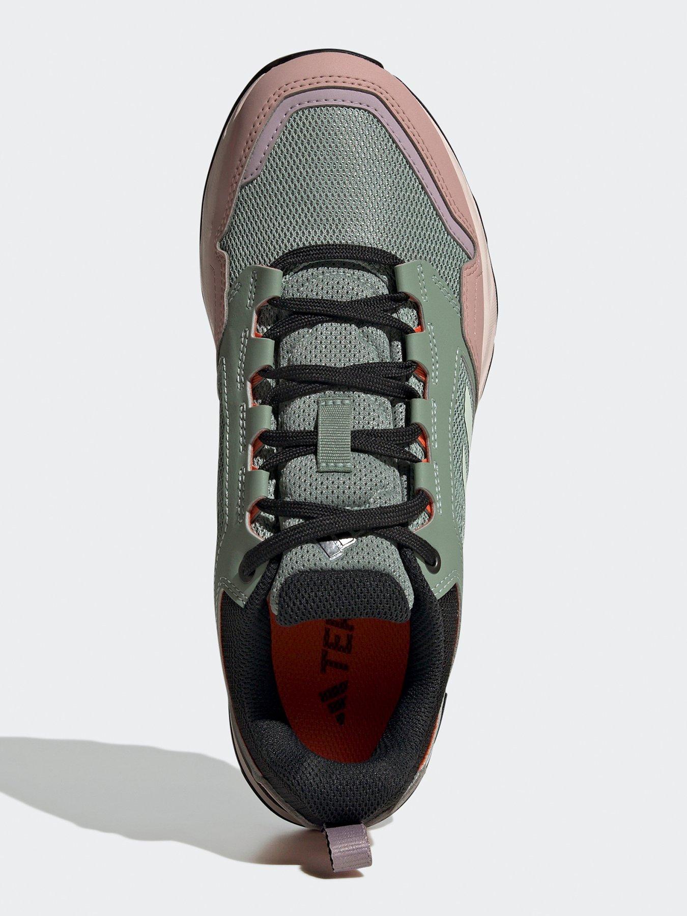  image of adidas-terrex-womens-tracerocker-2-goretex-trail-running-shoes-greenpink