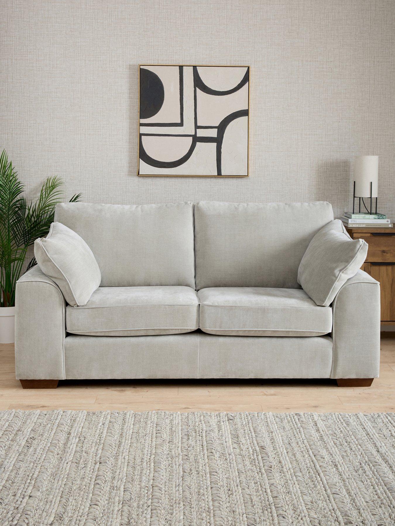 undefined Ascot 3 Seater Fabric Sofa - Made to order in the UK
