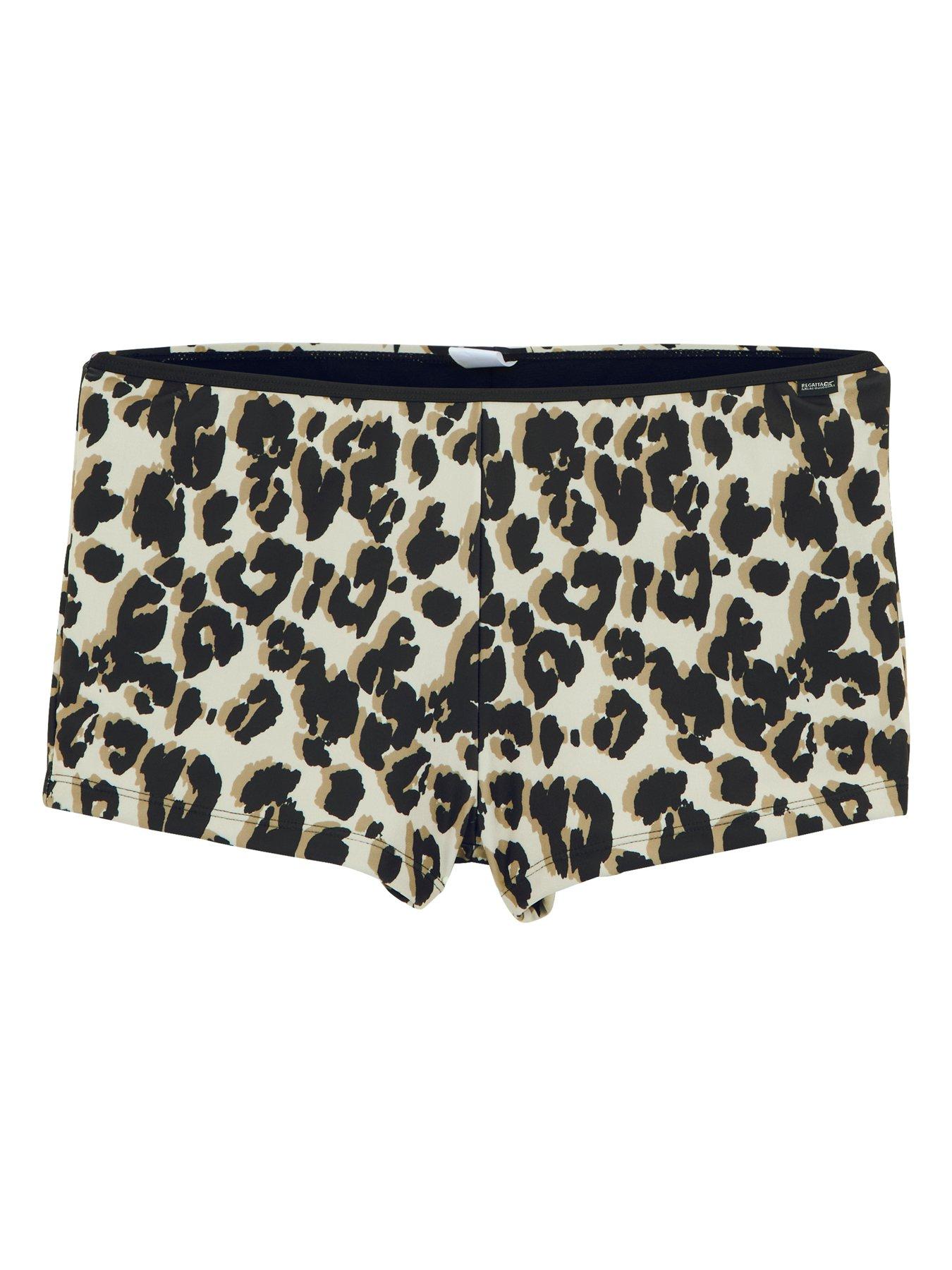  image of regatta-womens-aceana-swimming-bikini-shorts--brown