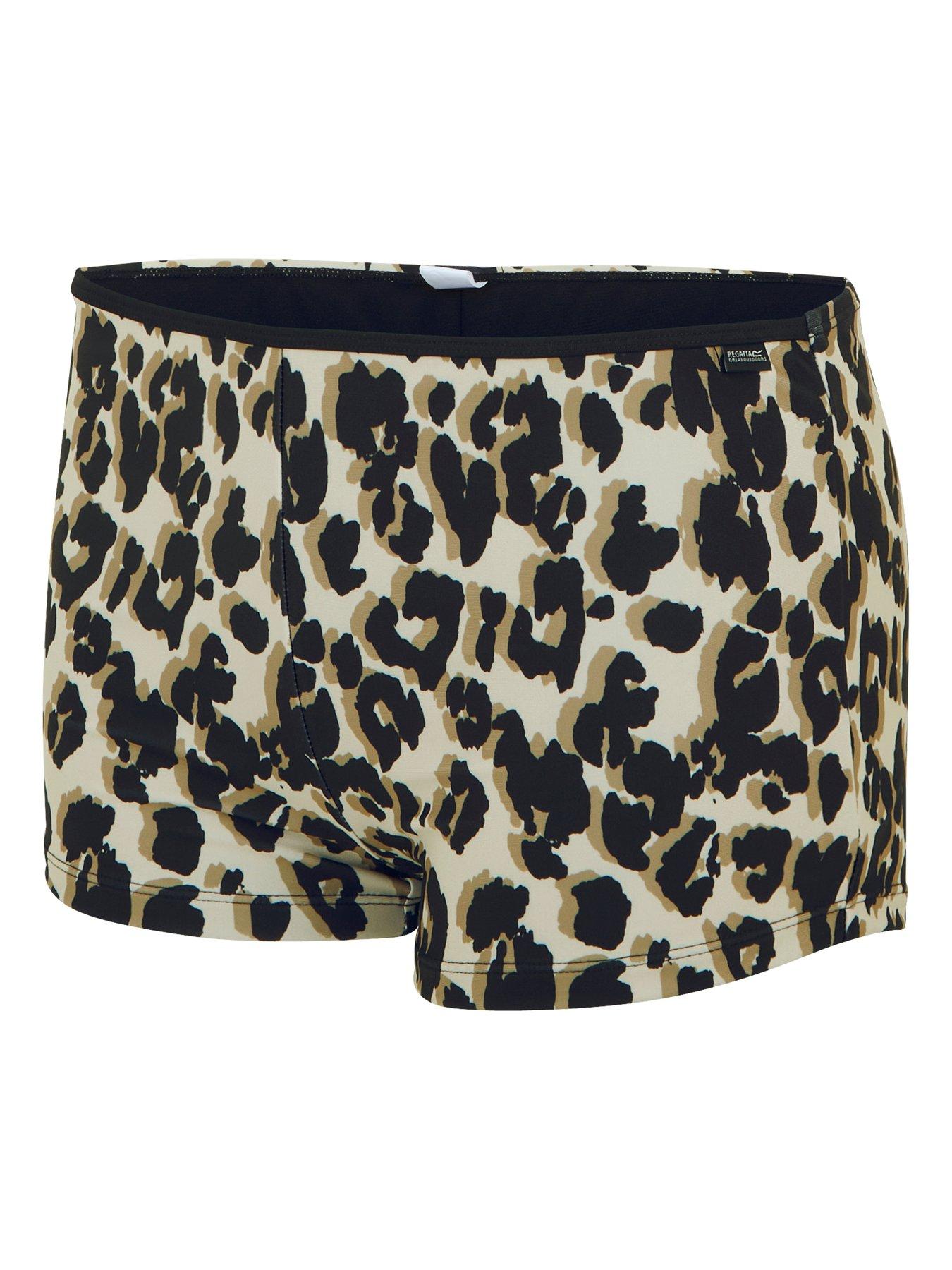  image of regatta-womens-aceana-swimming-bikini-shorts--brown