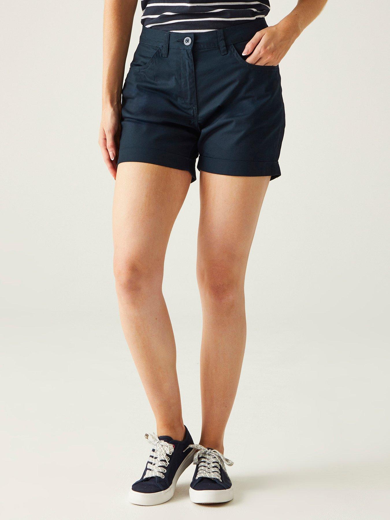  image of regatta-womens-pemma-shorts--navy