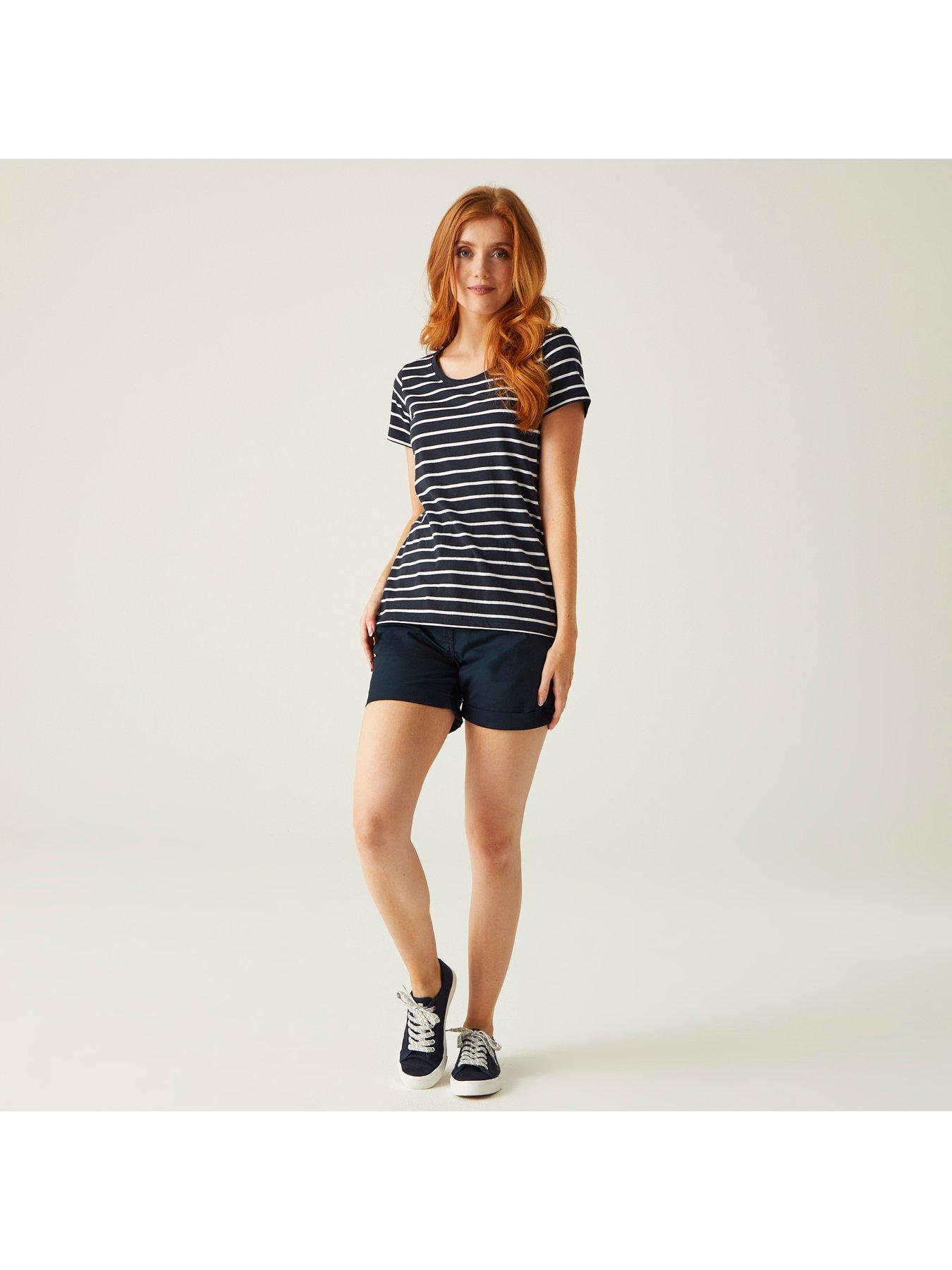  image of regatta-womens-pemma-shorts--navy