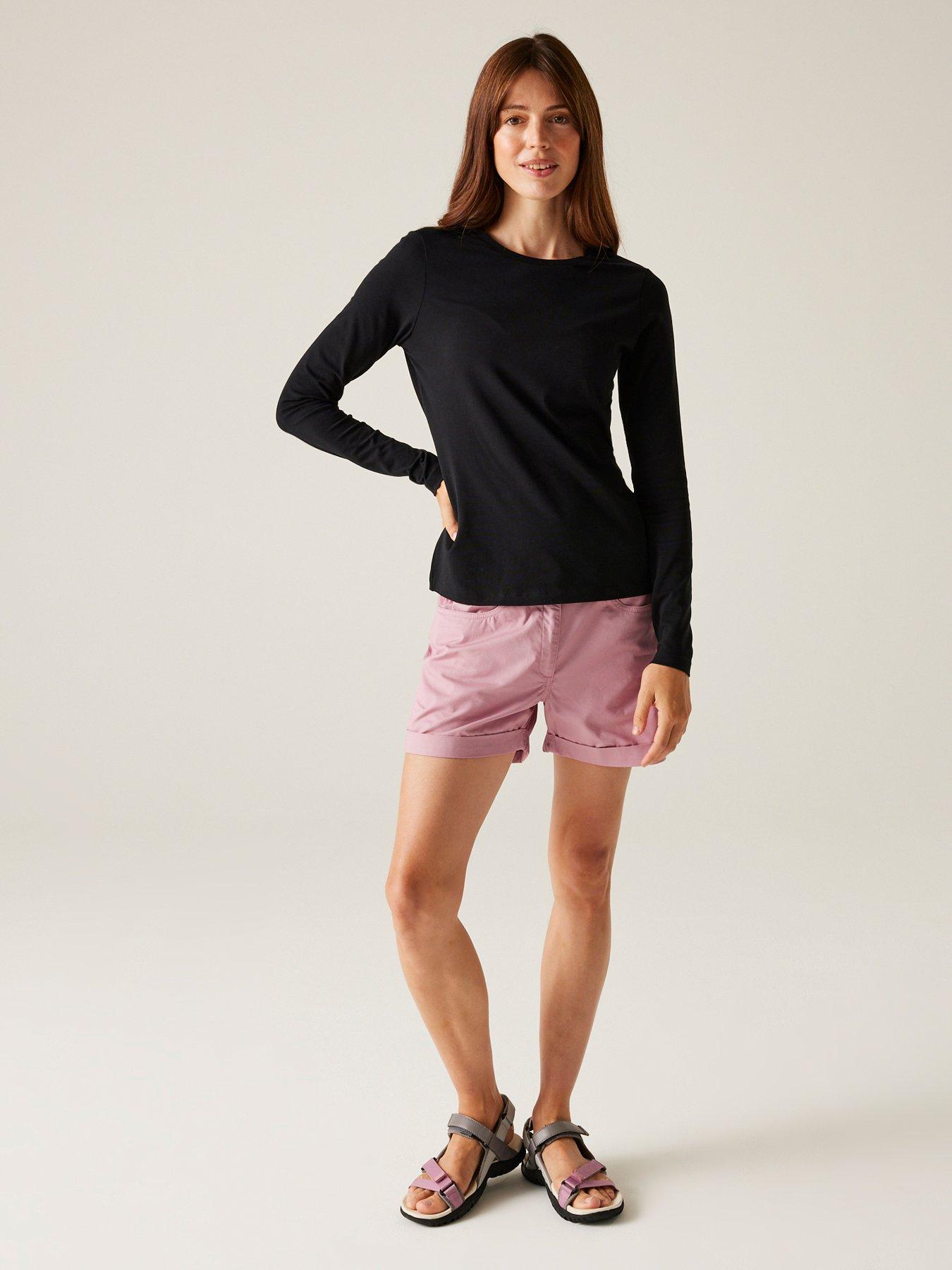  image of regatta-womens-pemma-shorts--pink