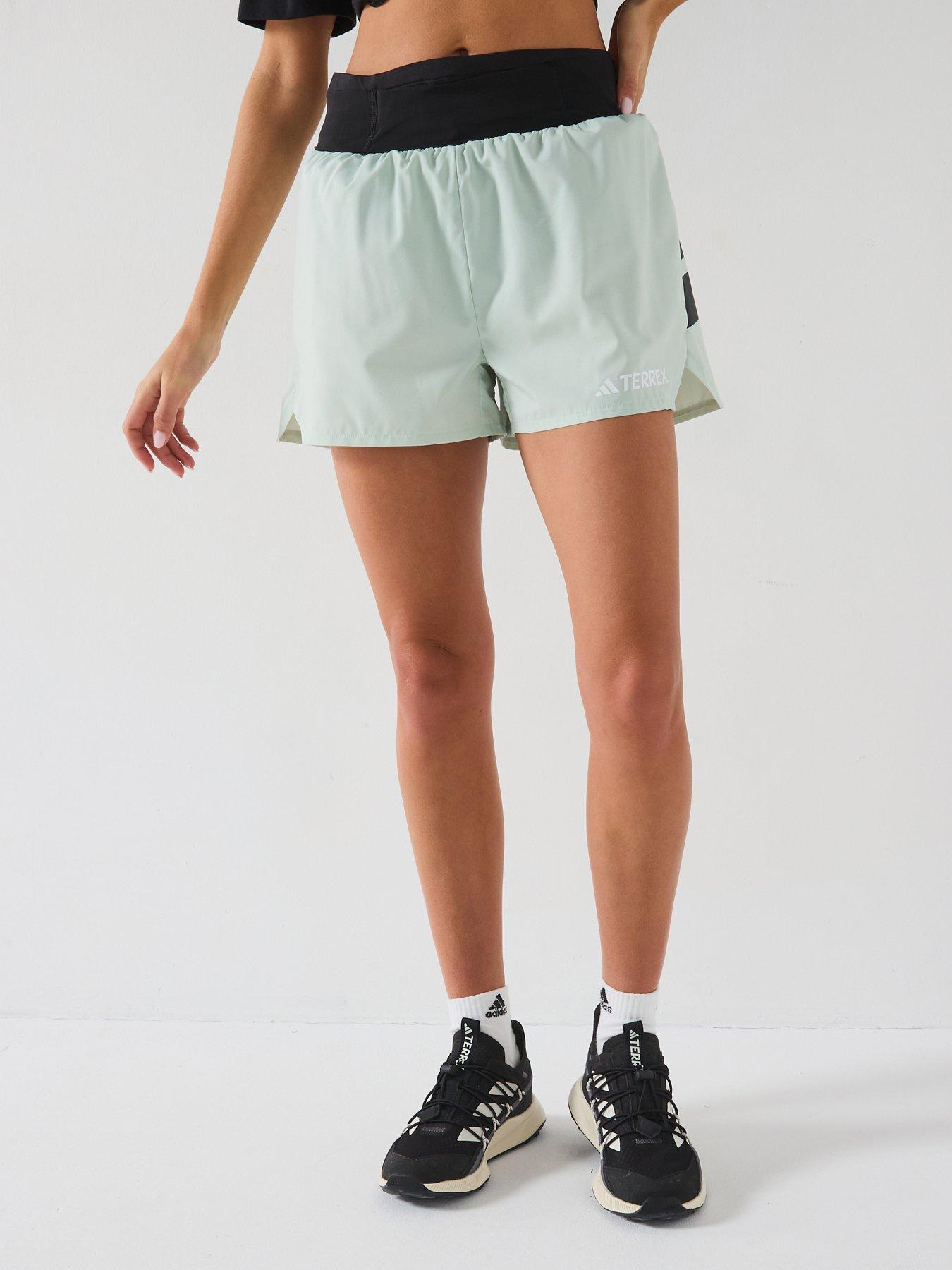 adidas Terrex Women's XPR Shorts 5 Inch Shorts - Linen Green