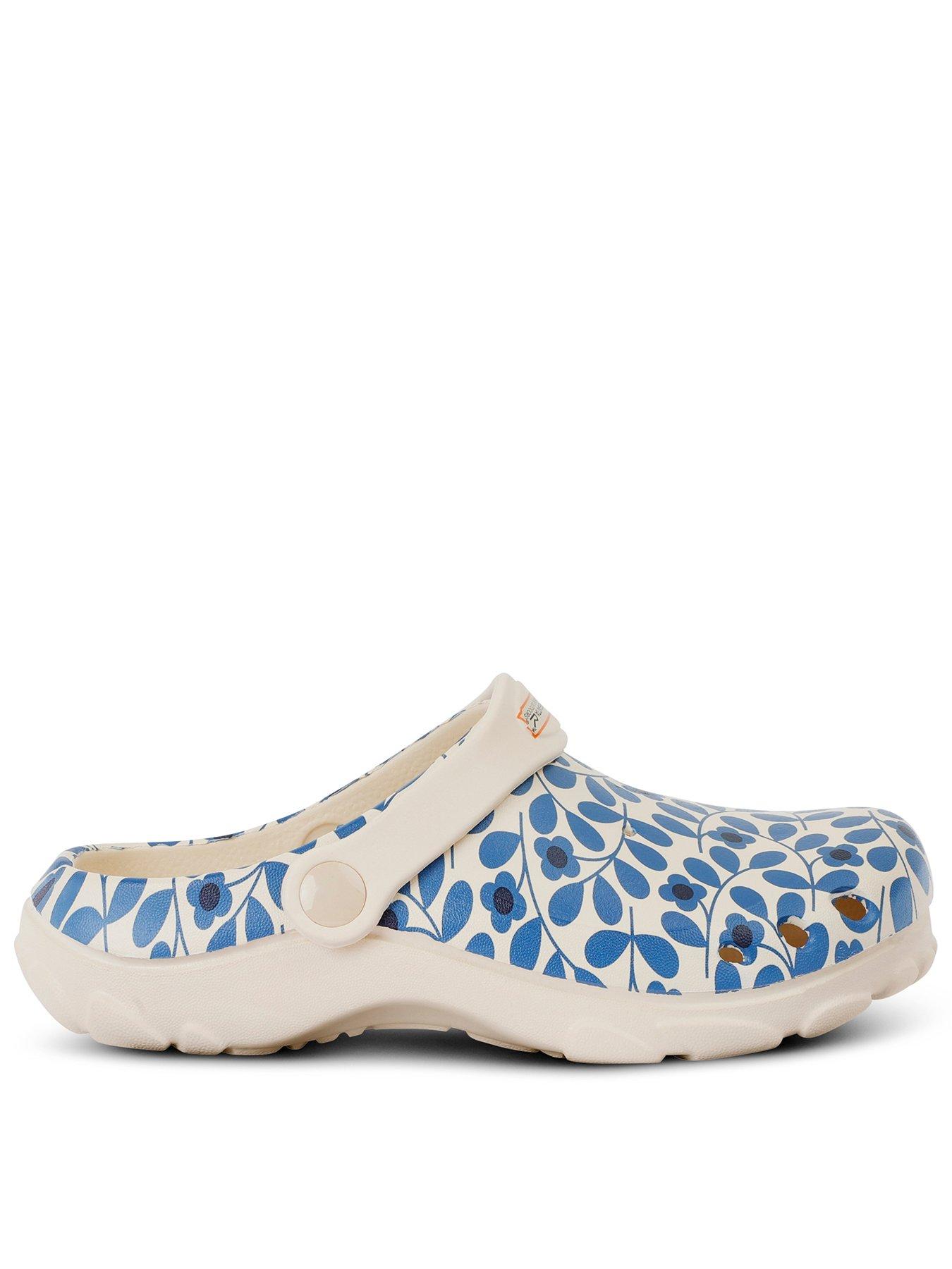 undefined Kids Orla Junior Clogs - Blue Floral