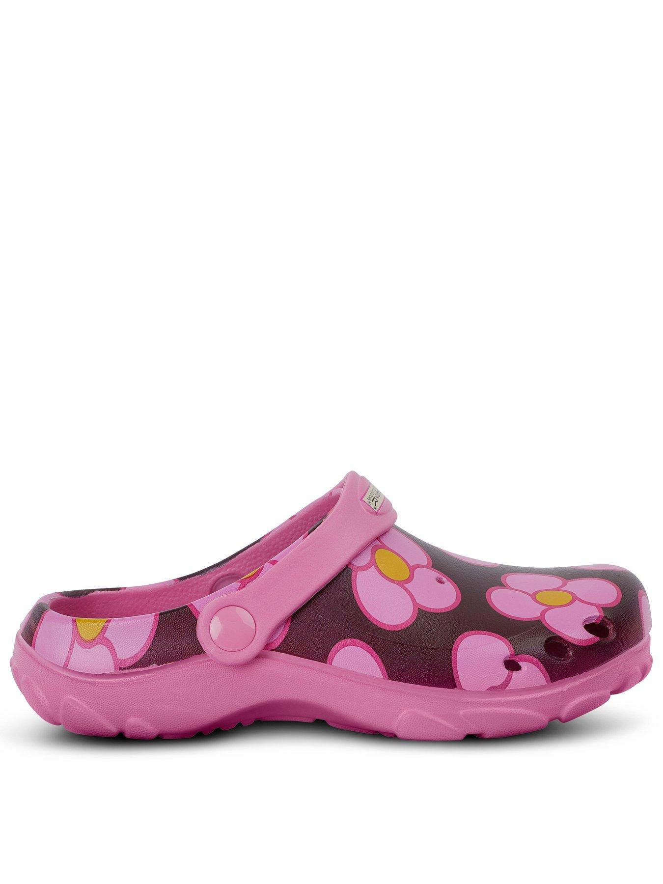 undefined Kids Orla Junior Clogs - Pink Floral