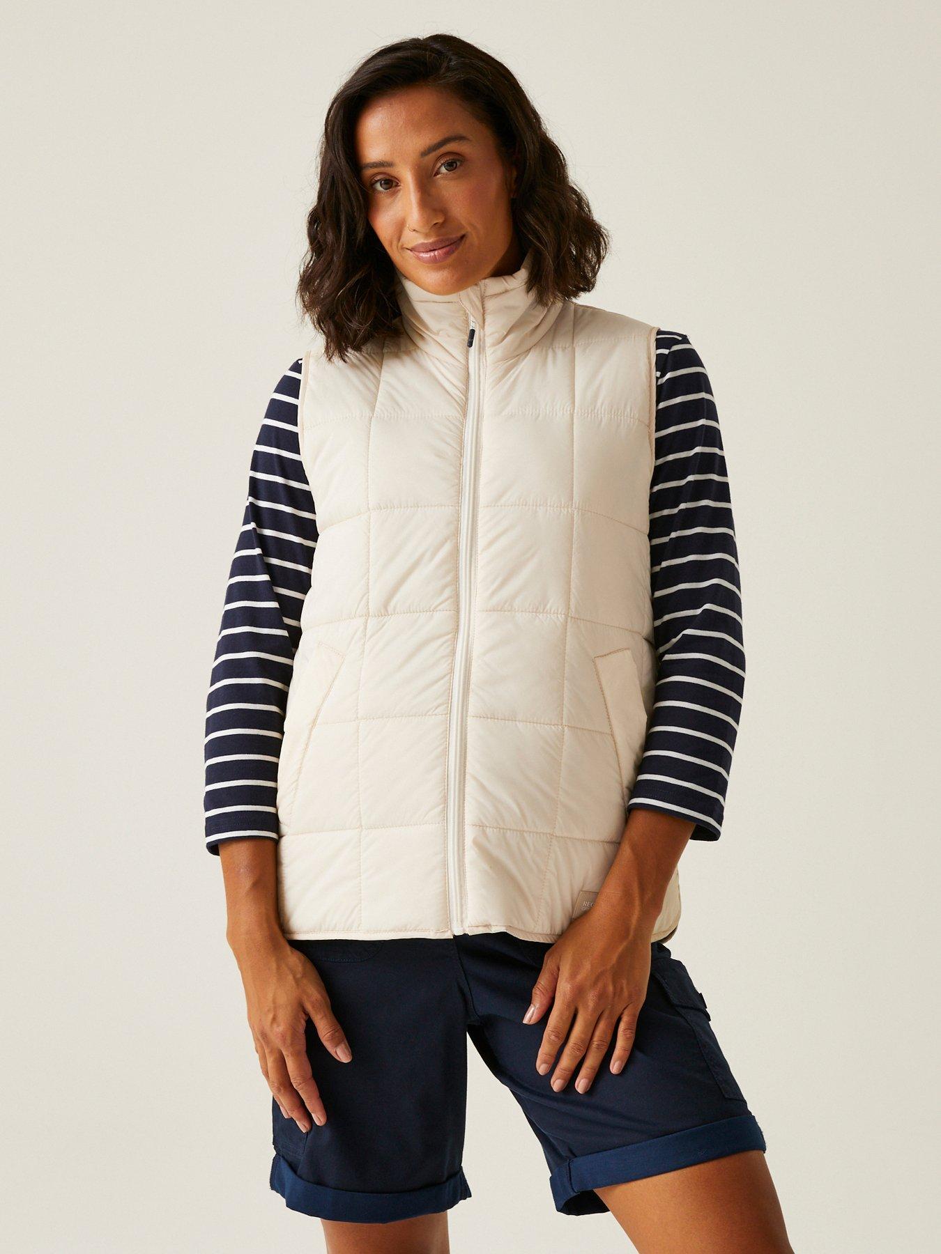 undefined Womens Courcelle Ii Baffled Gilet- White