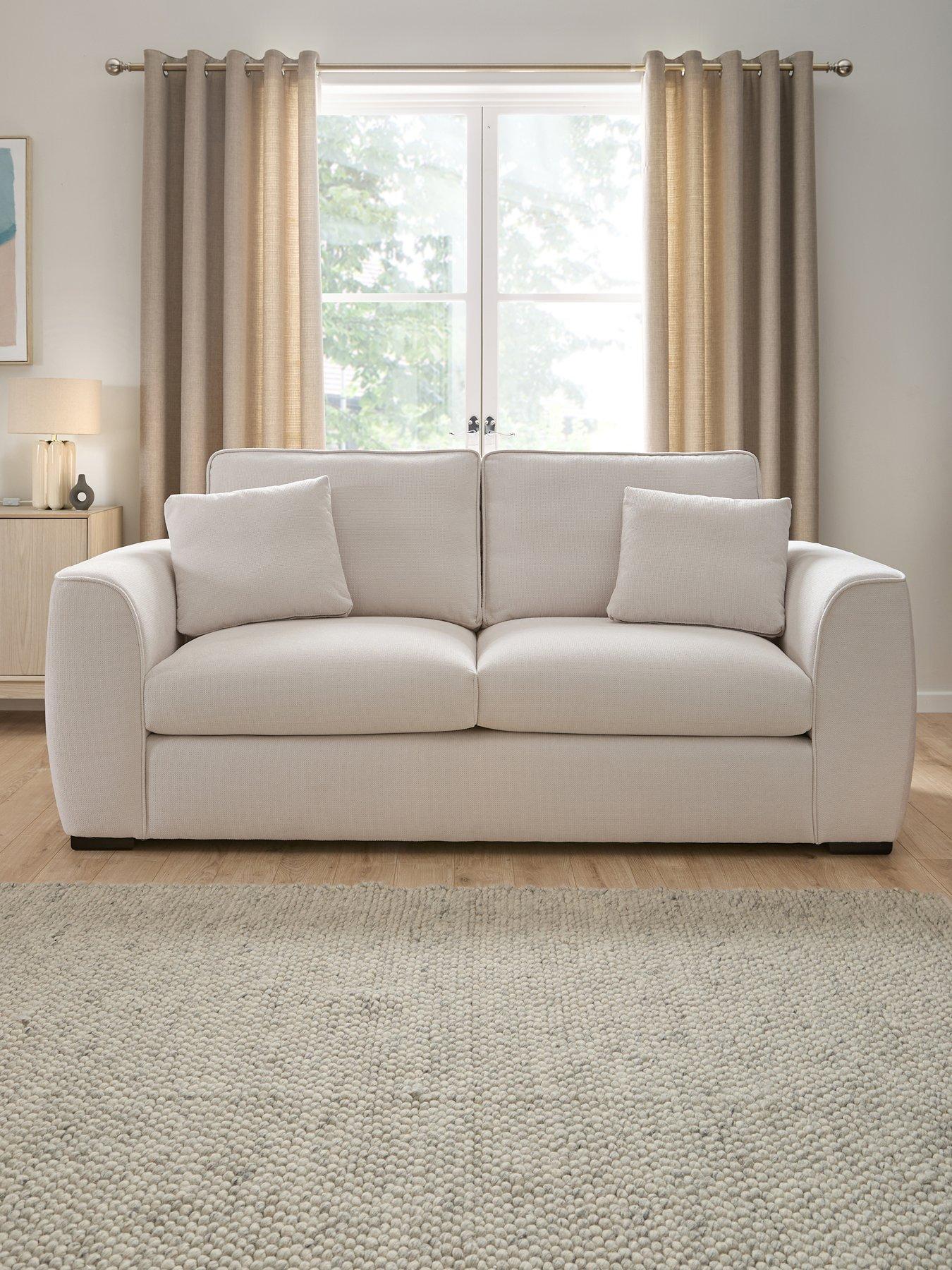 The Very Collection Seoul 3 Seater Standard Back Fabric Sofa - FSC® Certified