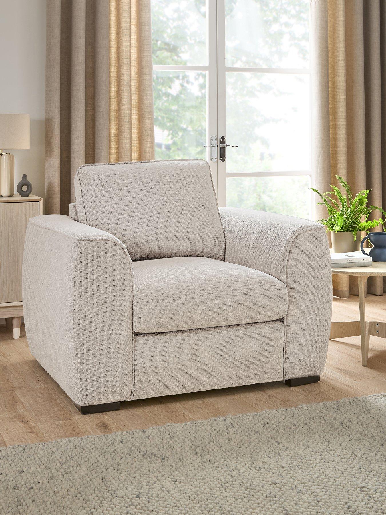 The Very Collection Seoul Standard Back Fabric Armchair  - FSC® Certified
