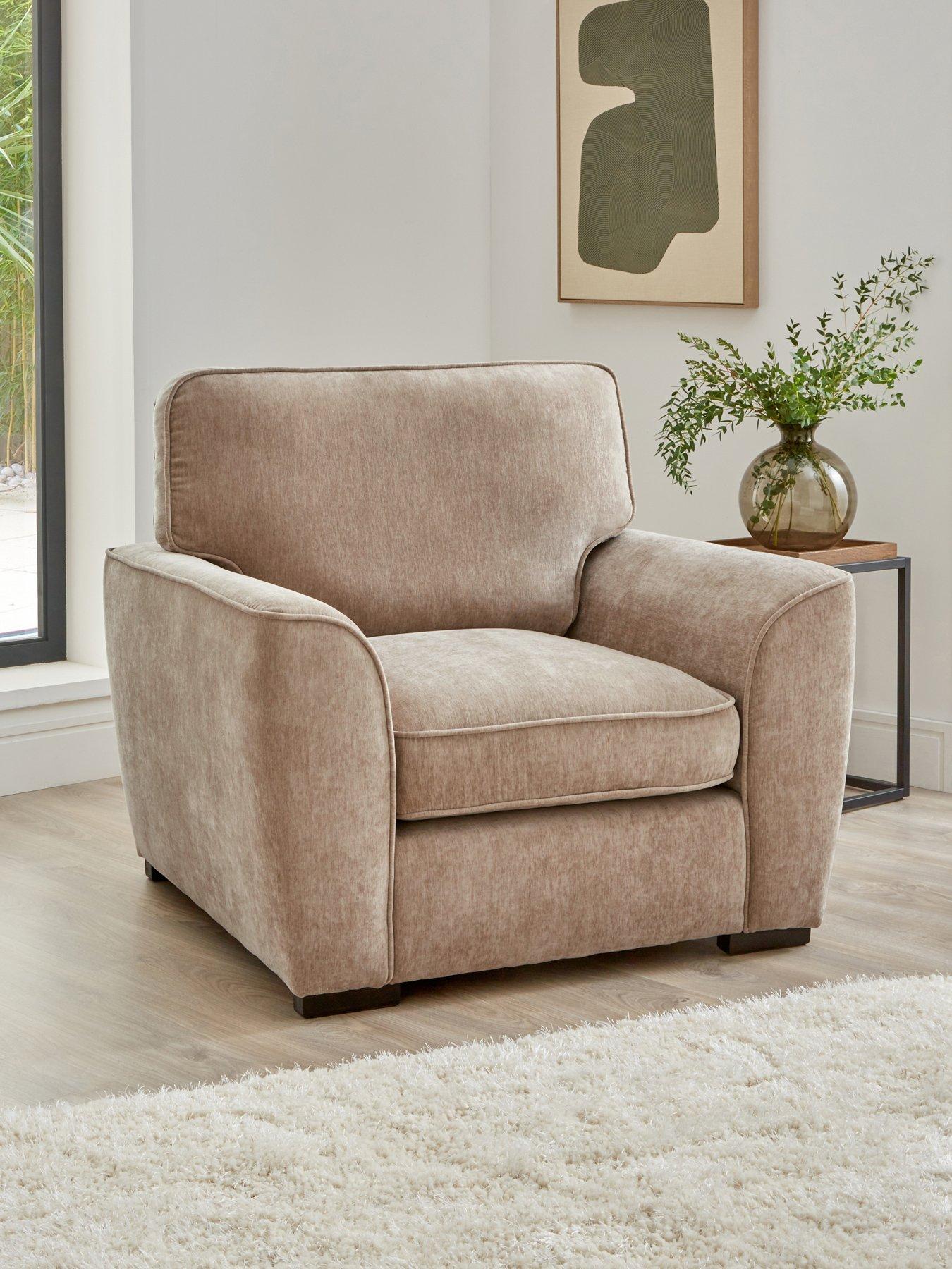 Very Home Harlow Standard Back Fabric Armchair - FSC® Certified